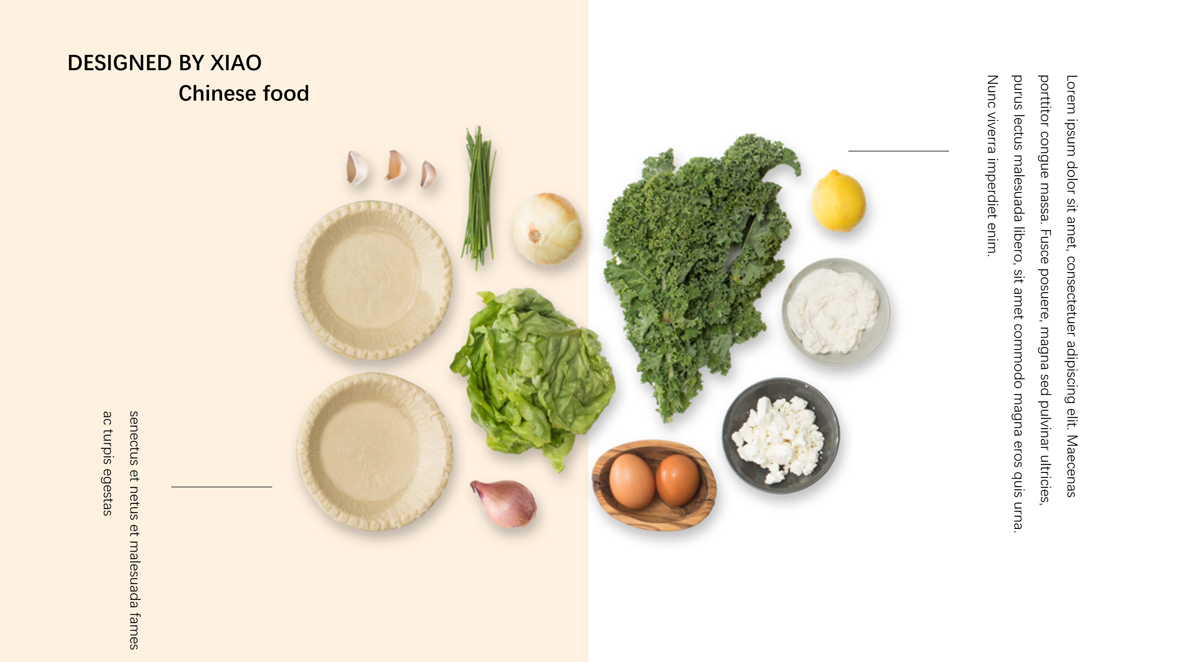 小清新时尚多彩美食主题ppt模板