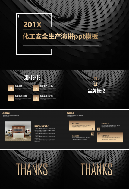 化工安全生产演讲ppt模板