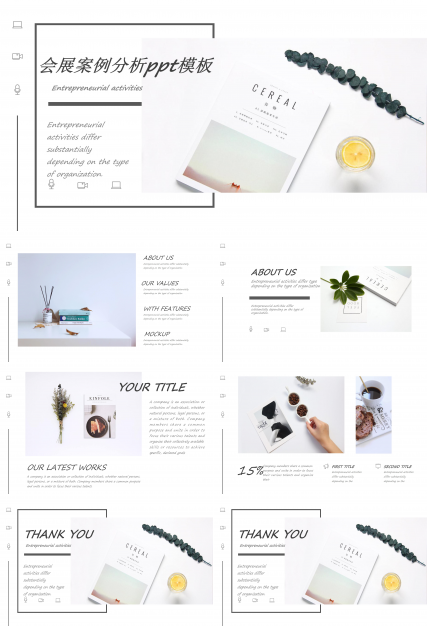 会展案例分析ppt模板
