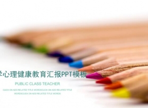 中学心理健康教育汇报ppt模板