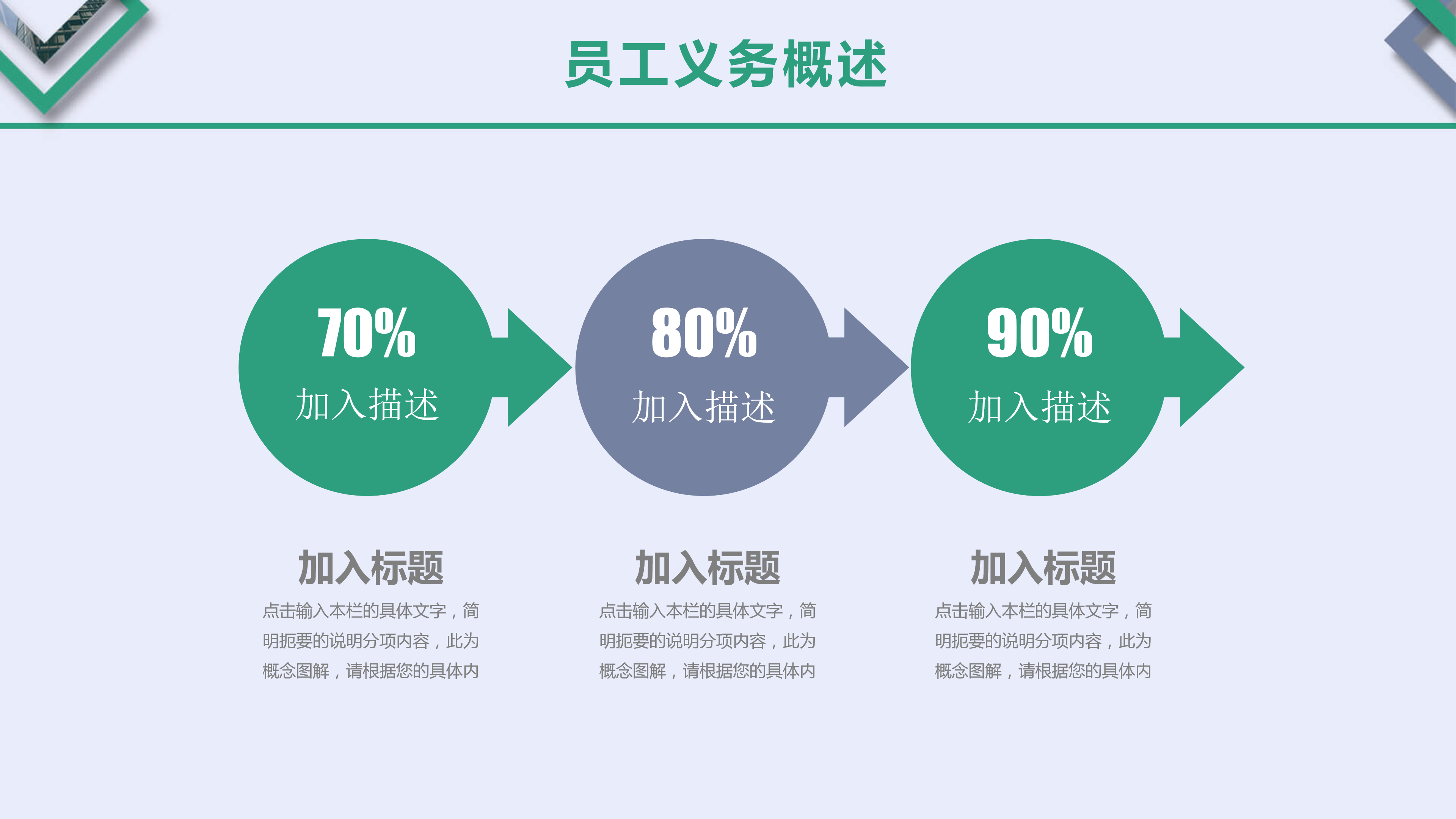 大气新员工入职培训PPT模板