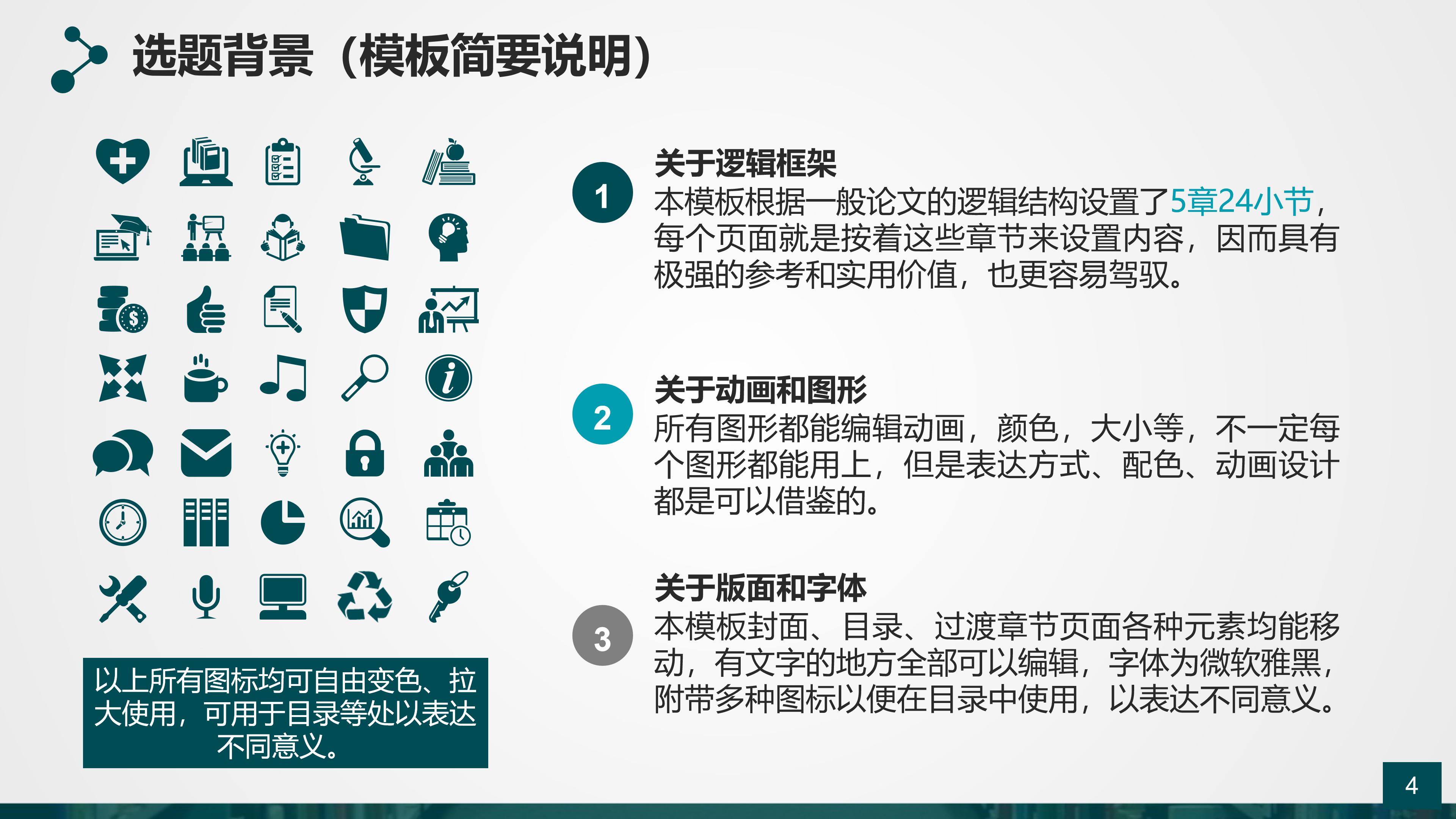 景观毕业开题答辩设计ppt模板