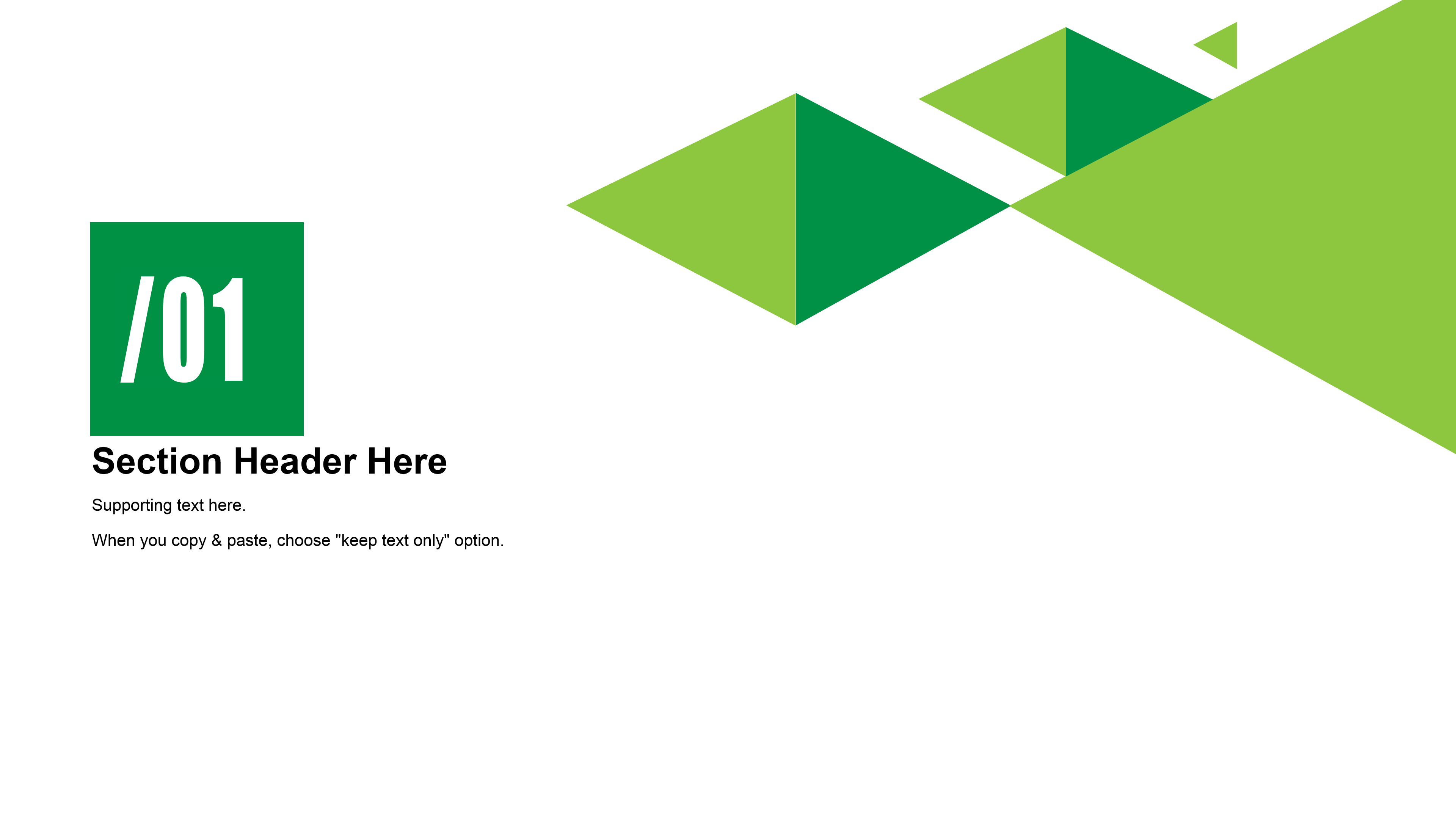 几何三角形简约商务通用ppt模板