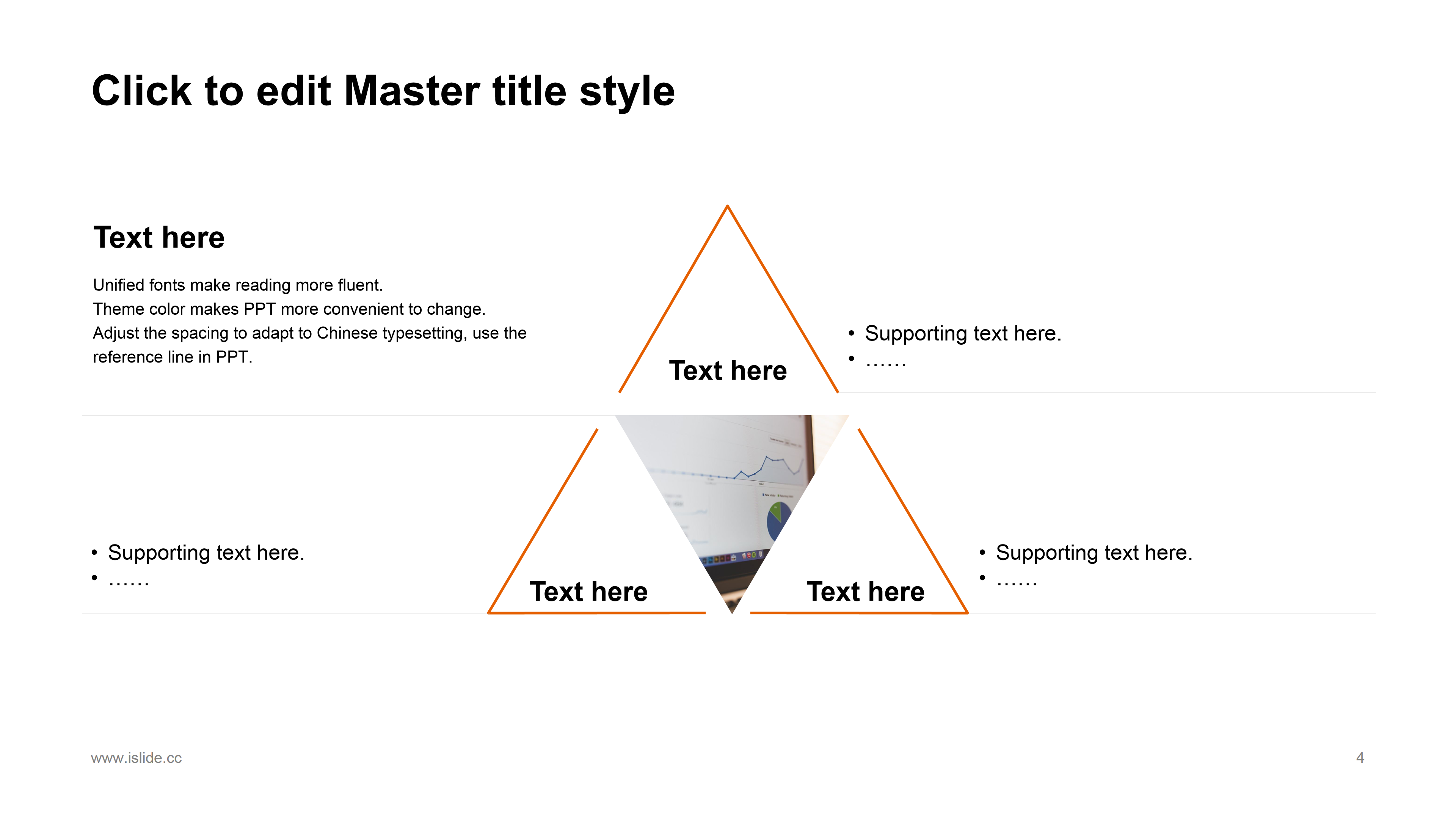 橙灰扁平简约工作总结计划ppt模板