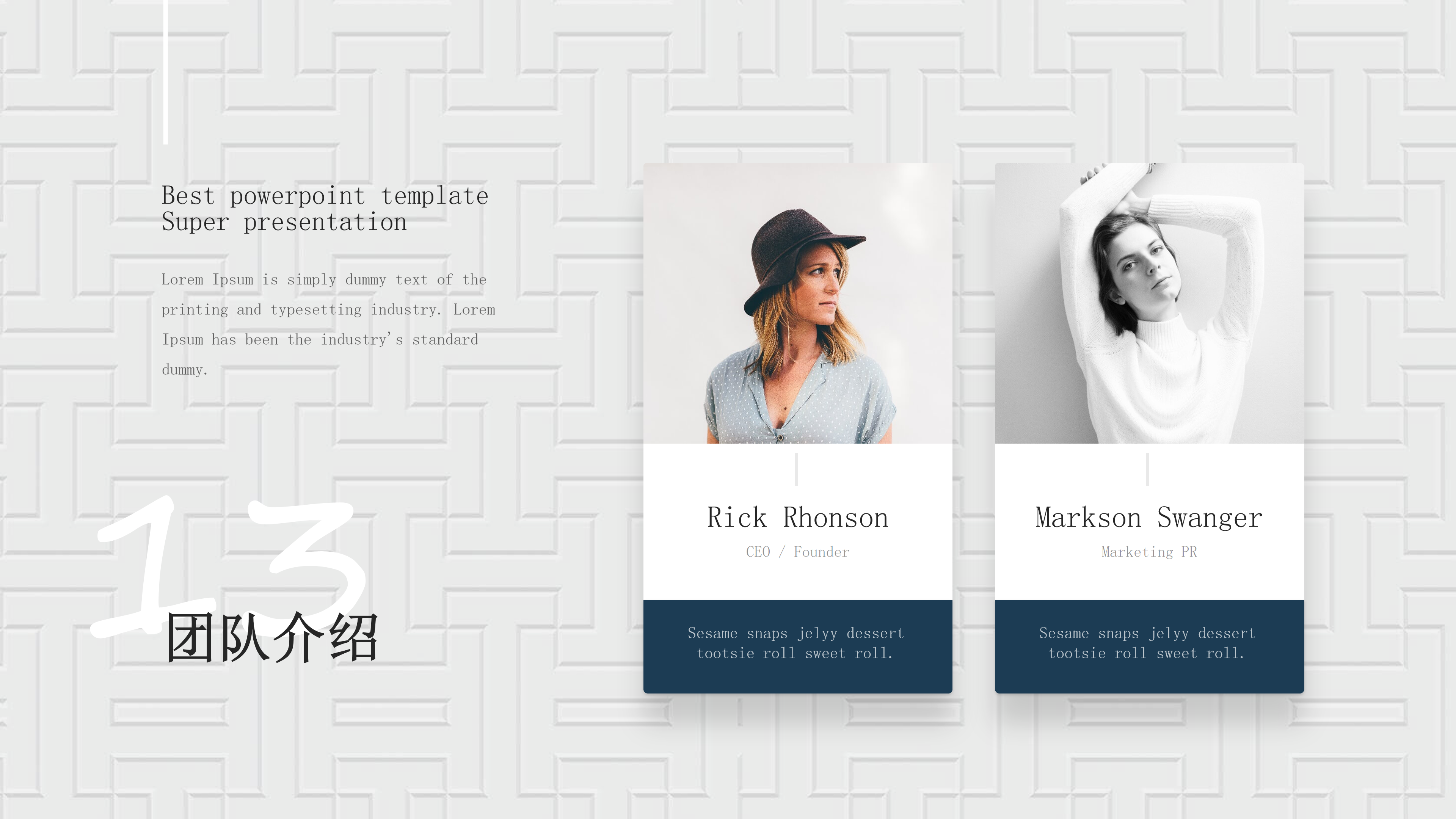 高端质感时尚商务PPT模板