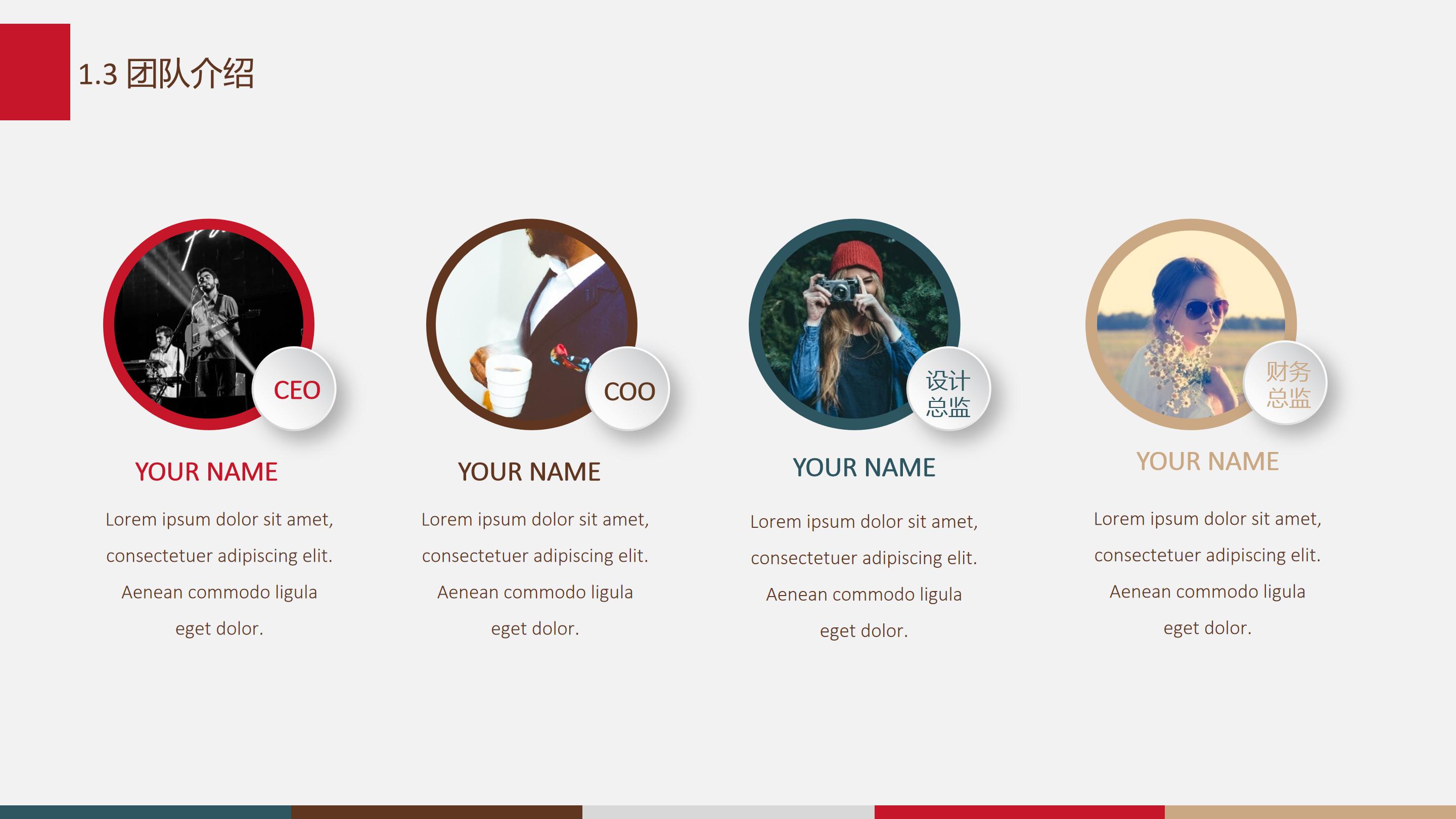 时尚简约欧美杂志风公司商业计划书PPT模板