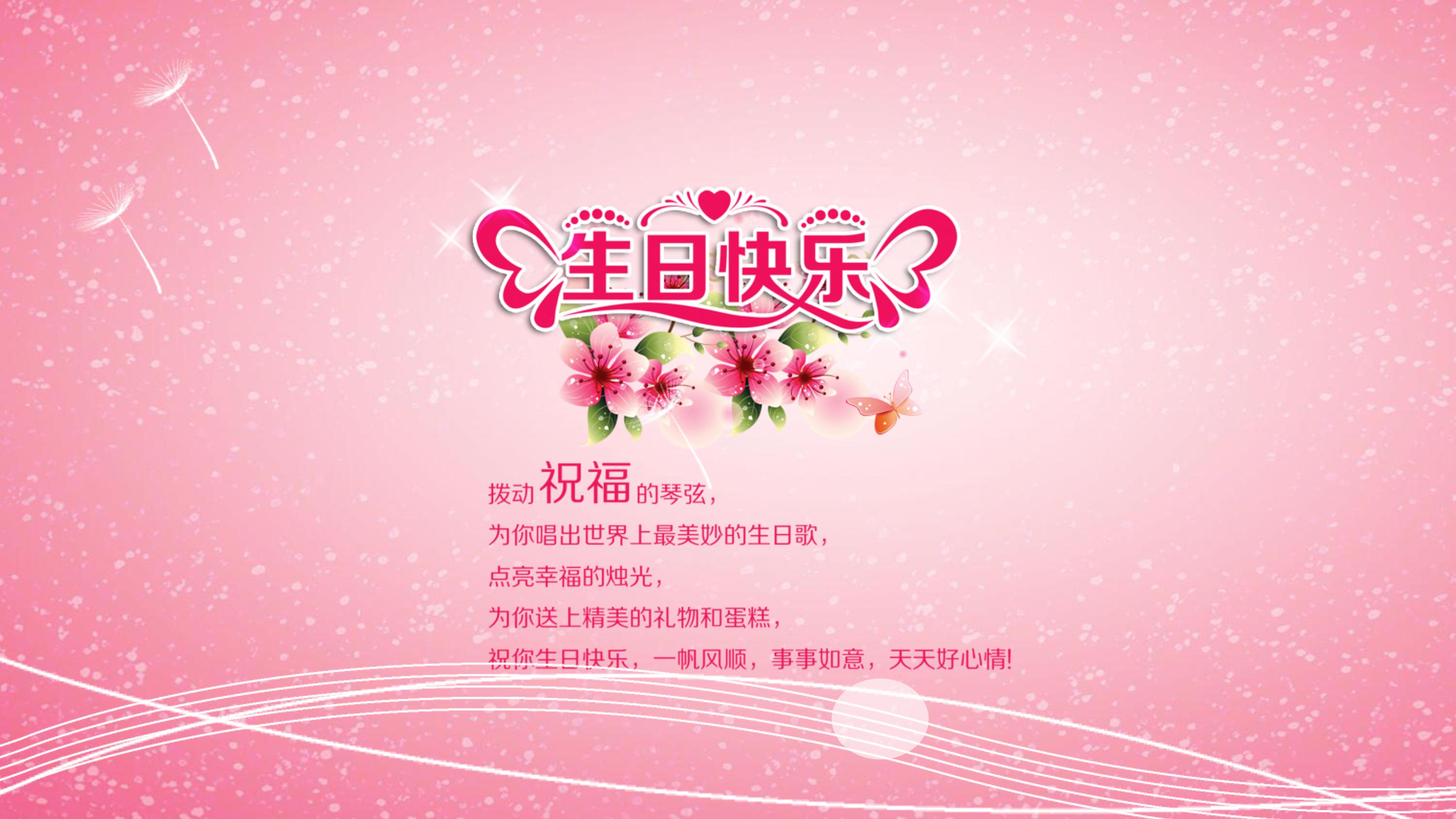 生日快乐相册ppt模板