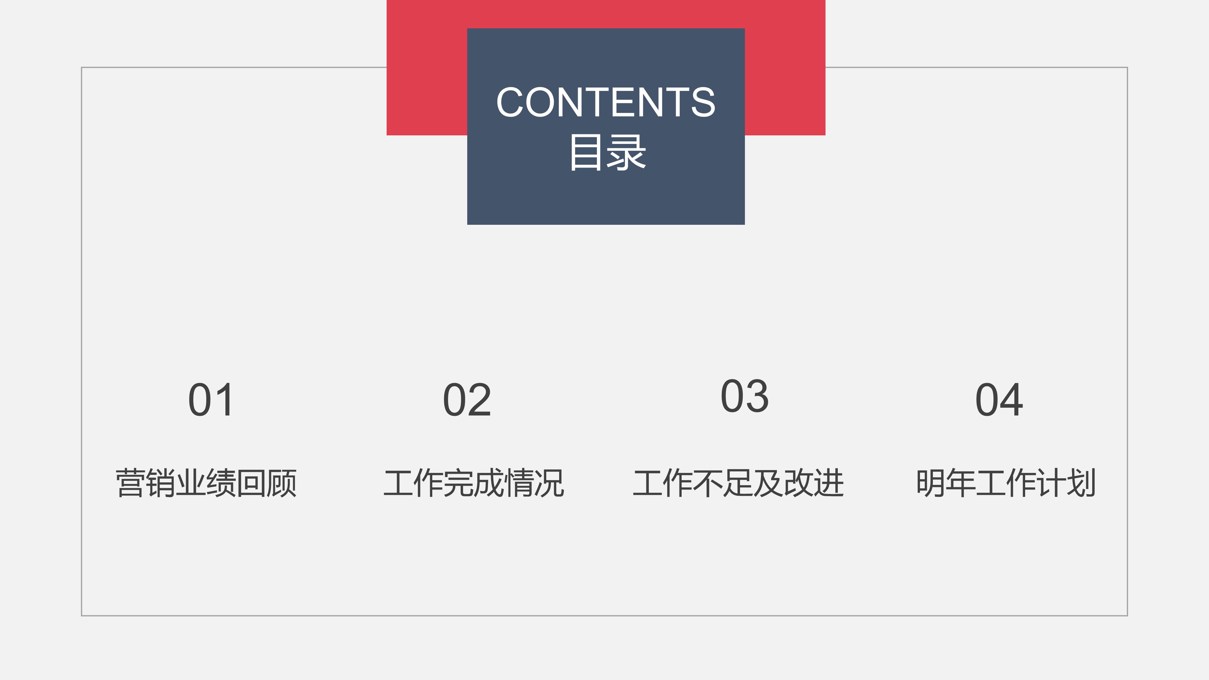 极简实用部门工作总结PPT模板