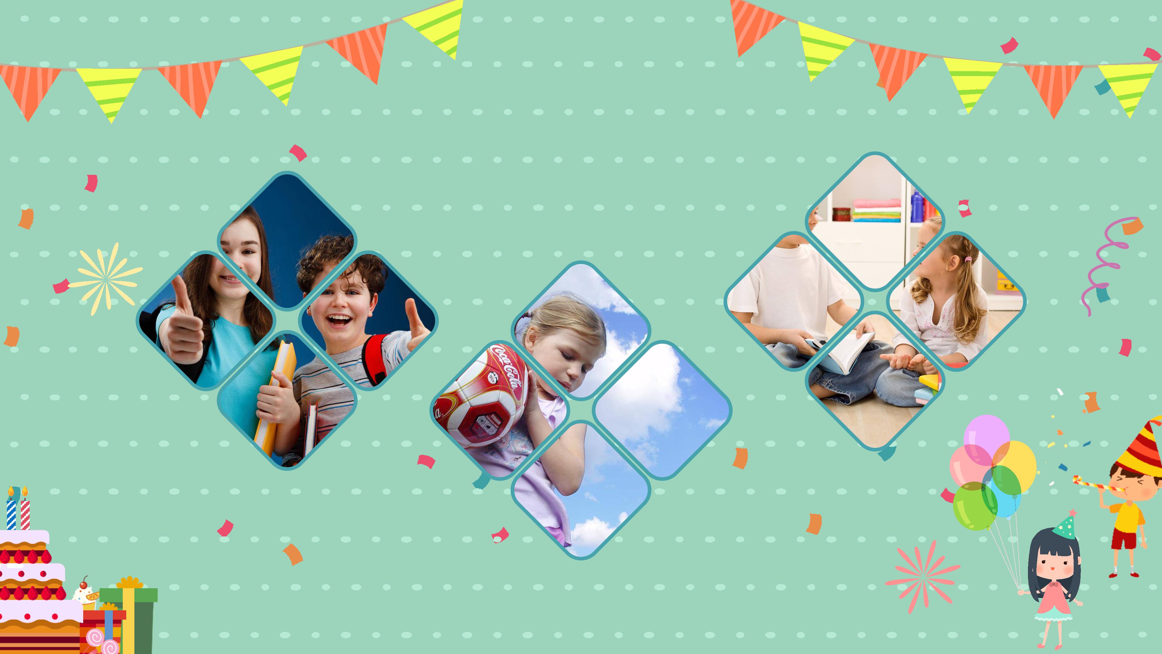 生日快乐英文ppt模板