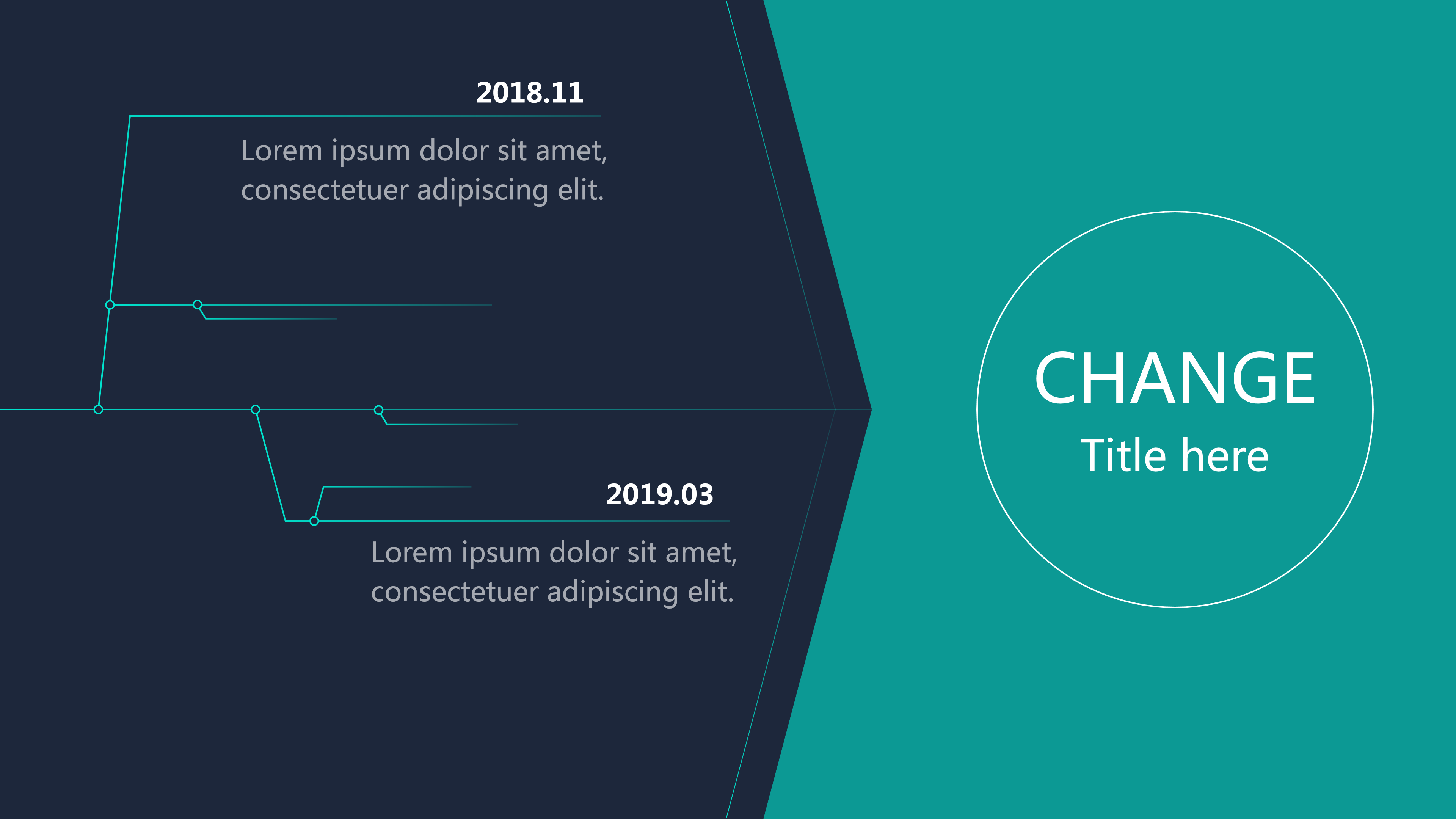 简约线条图文排版通用PT模板