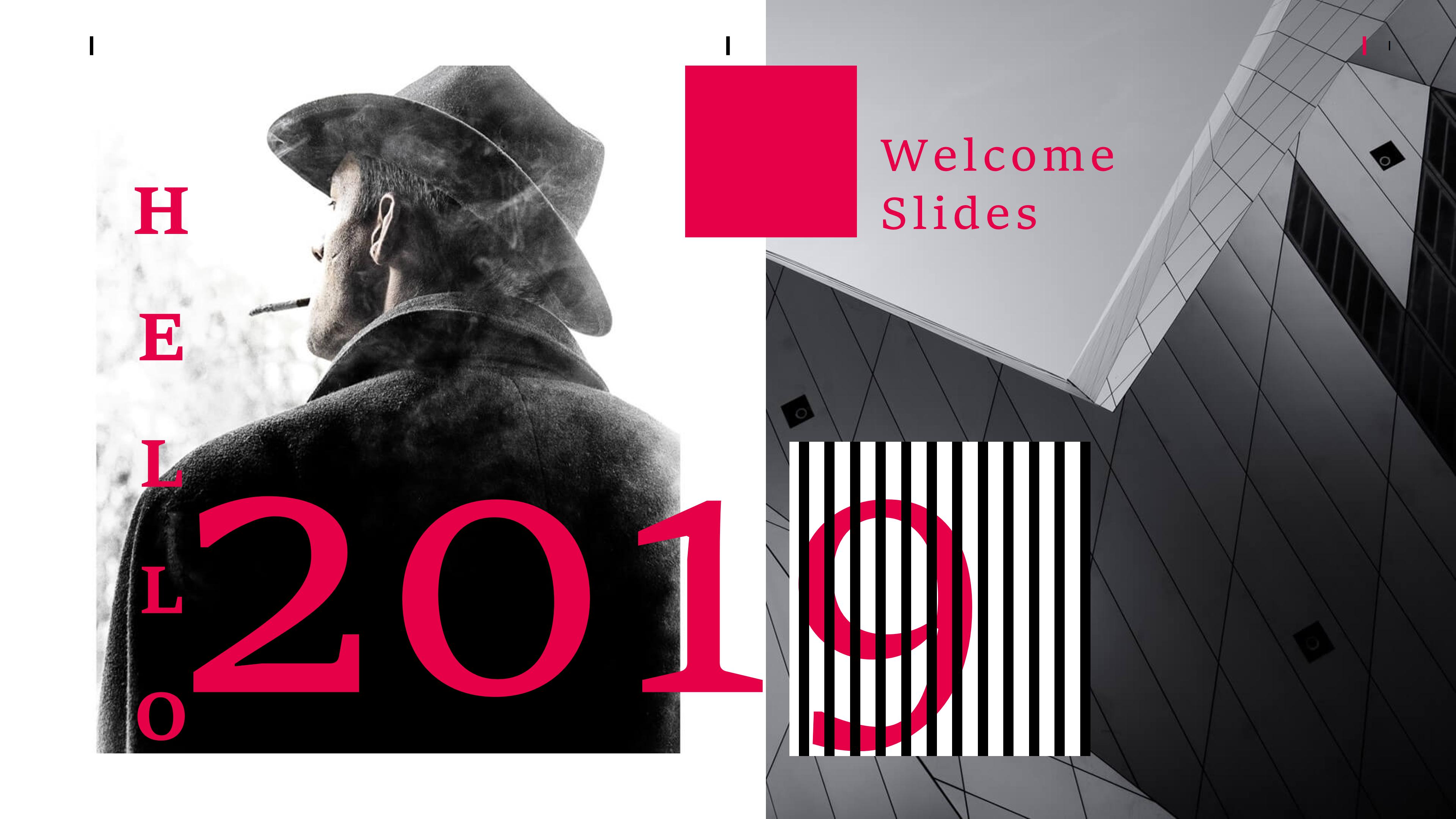 潮流现代欧美范杂志风活动策划PPT模板