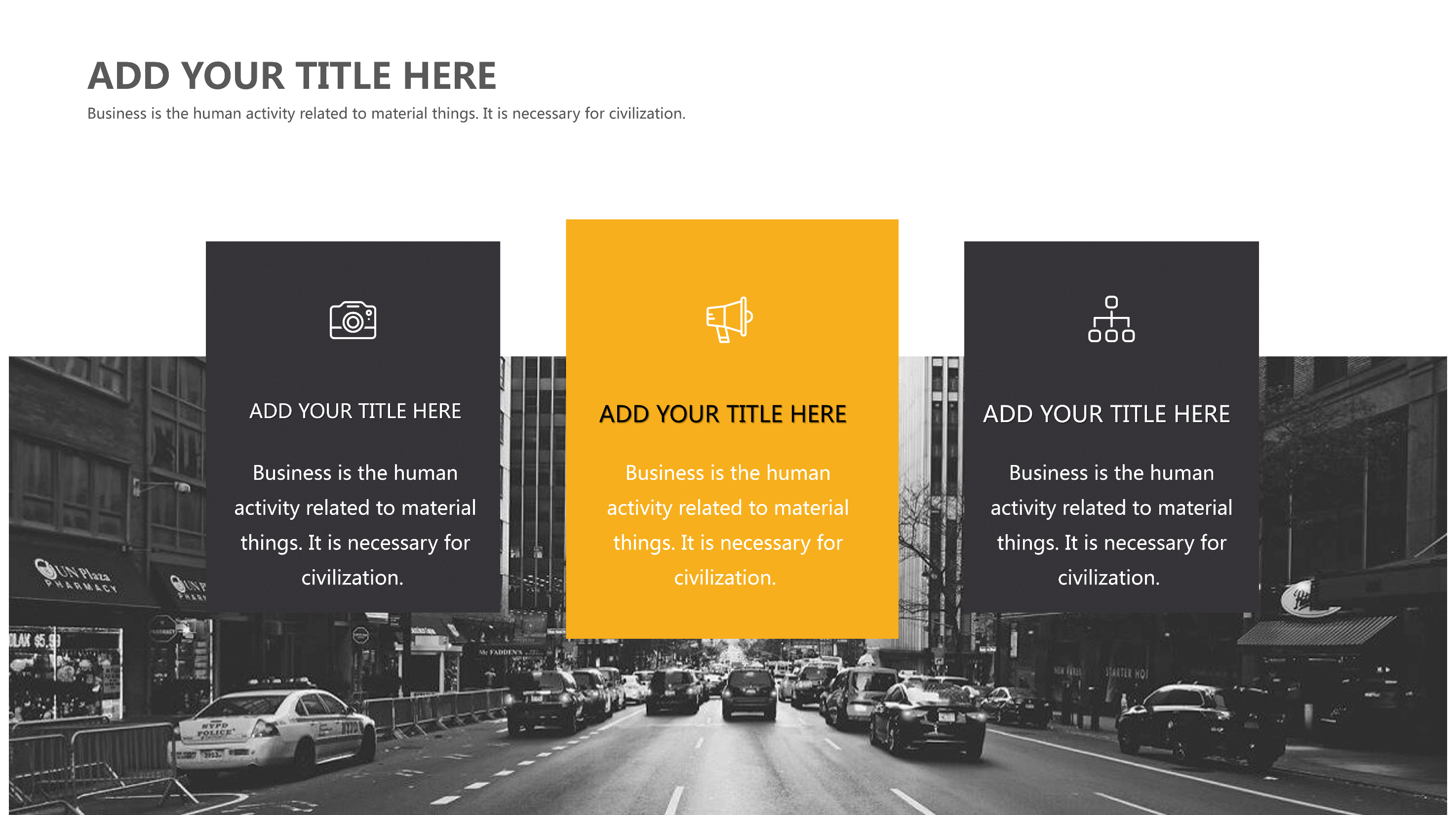 欧美风大气简约商务PPT模板