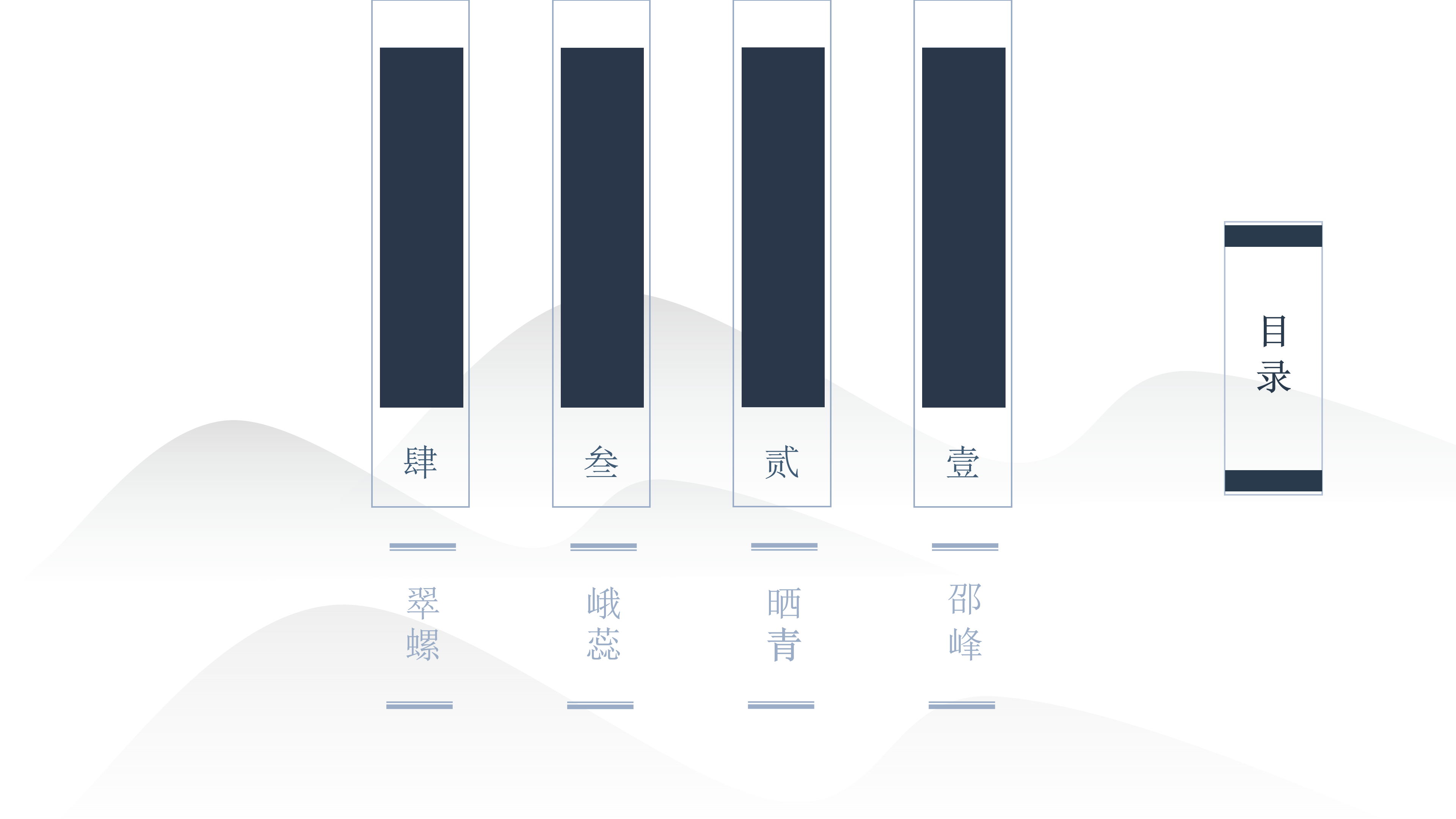 淡雅中国风茶文化诗意ppt模板