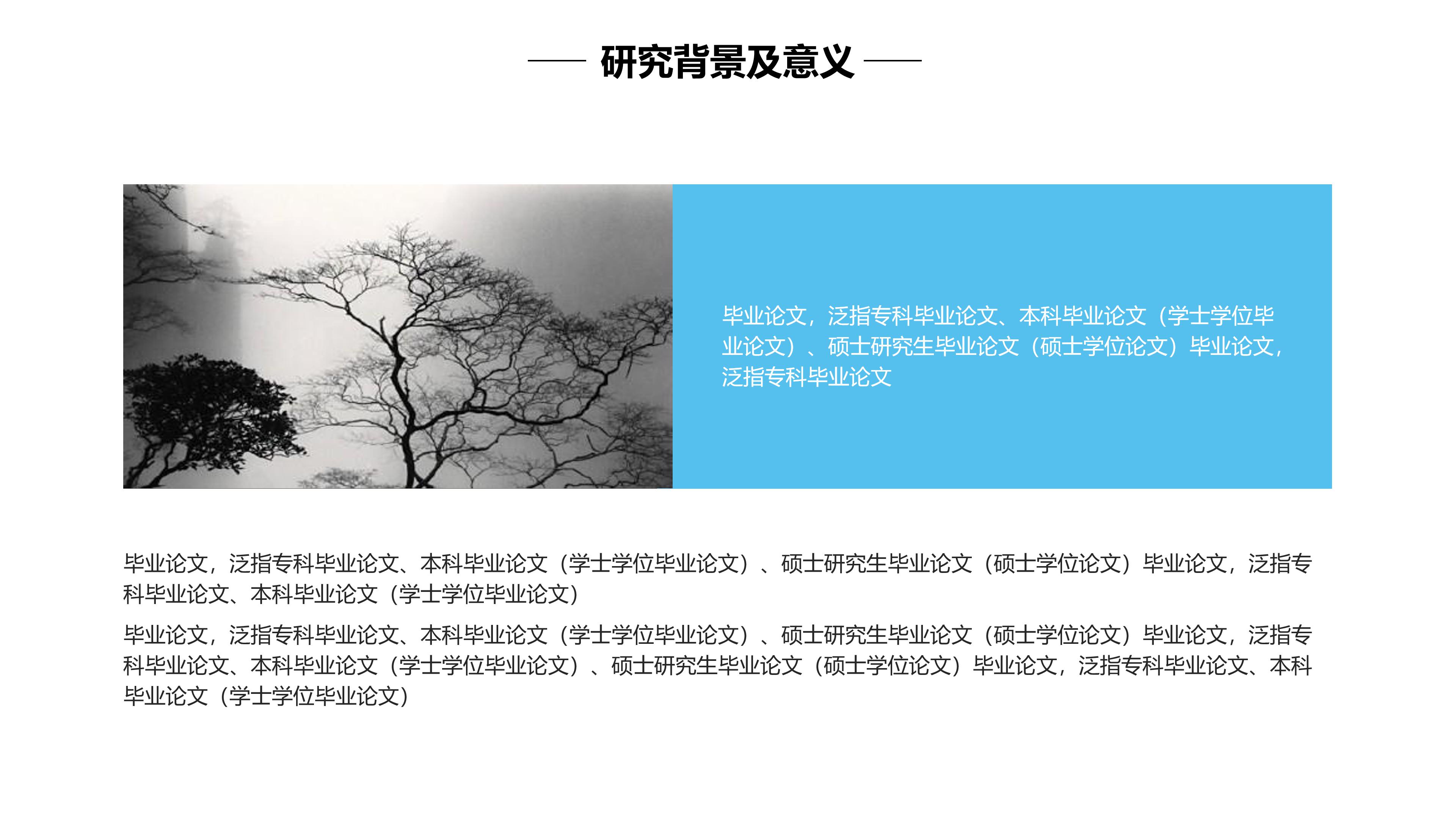 软件工程毕业设计ppt模板