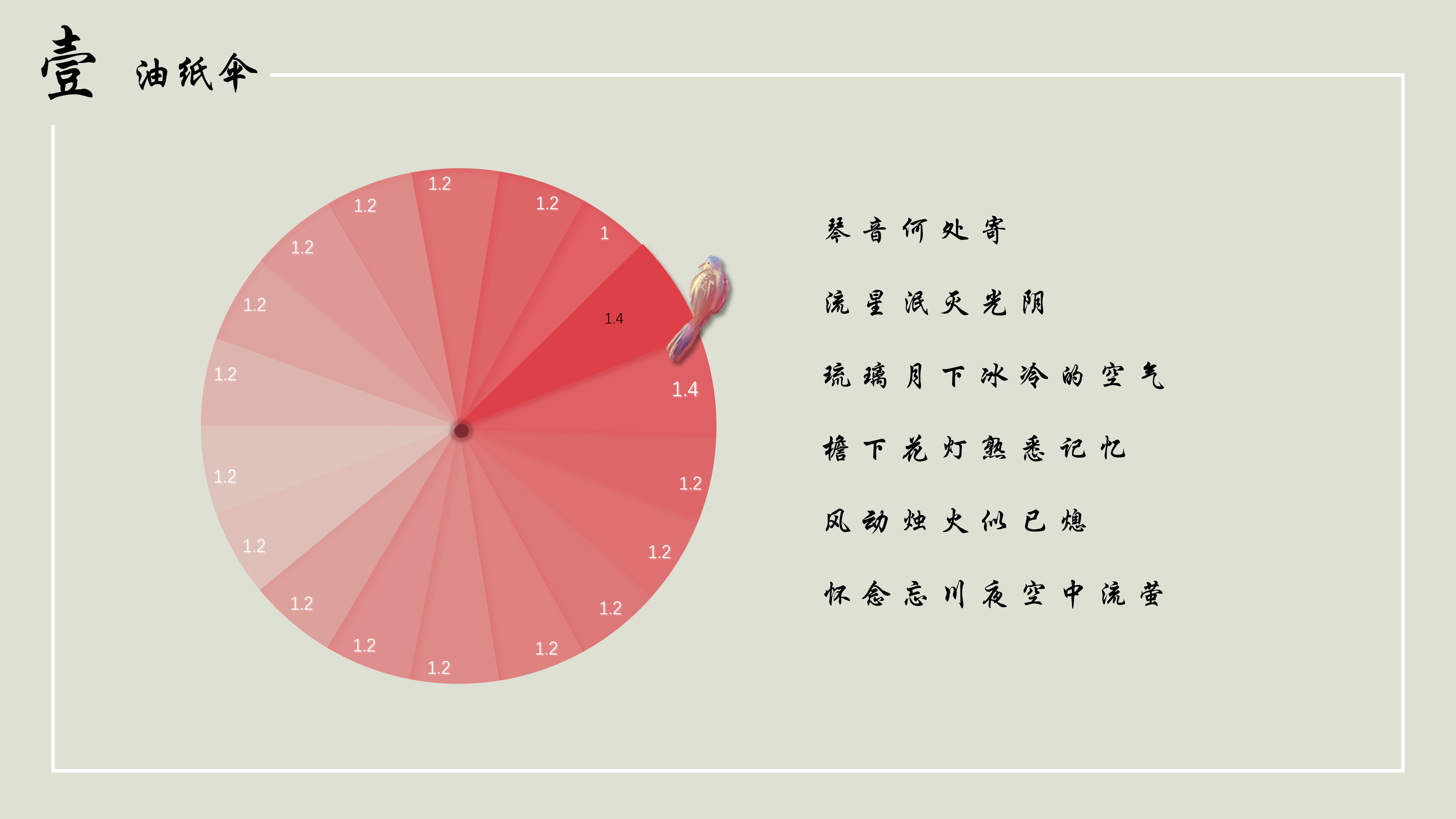 唯美中国风古风元素ppt模板