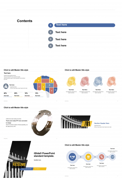 简约时尚欧美几何风商务工作汇报PPT模板