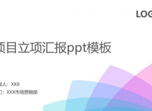 项目立项汇报ppt模板