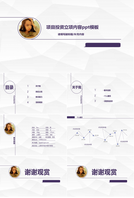 项目投资立项内容ppt模板