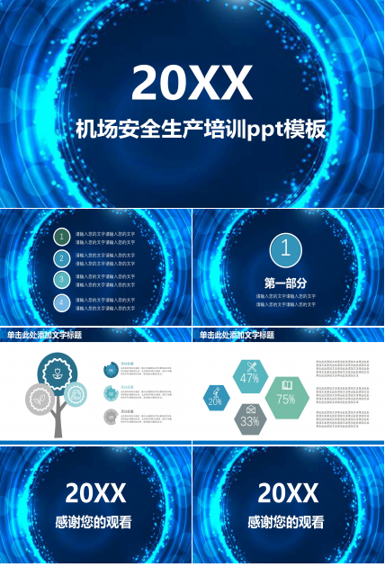 机场安全生产培训ppt模板