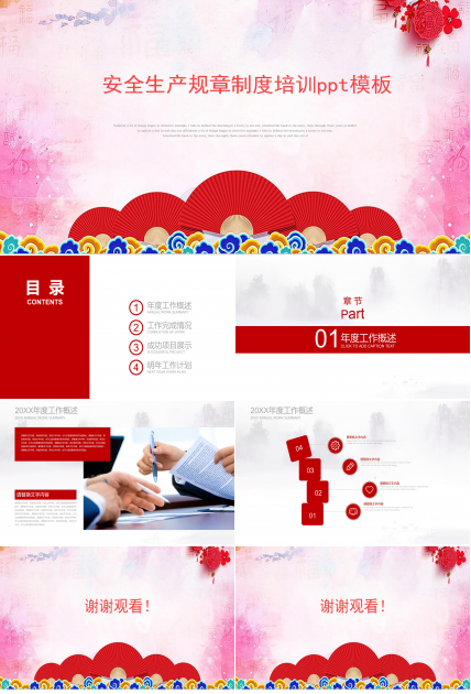安全生产规章制度培训ppt模板