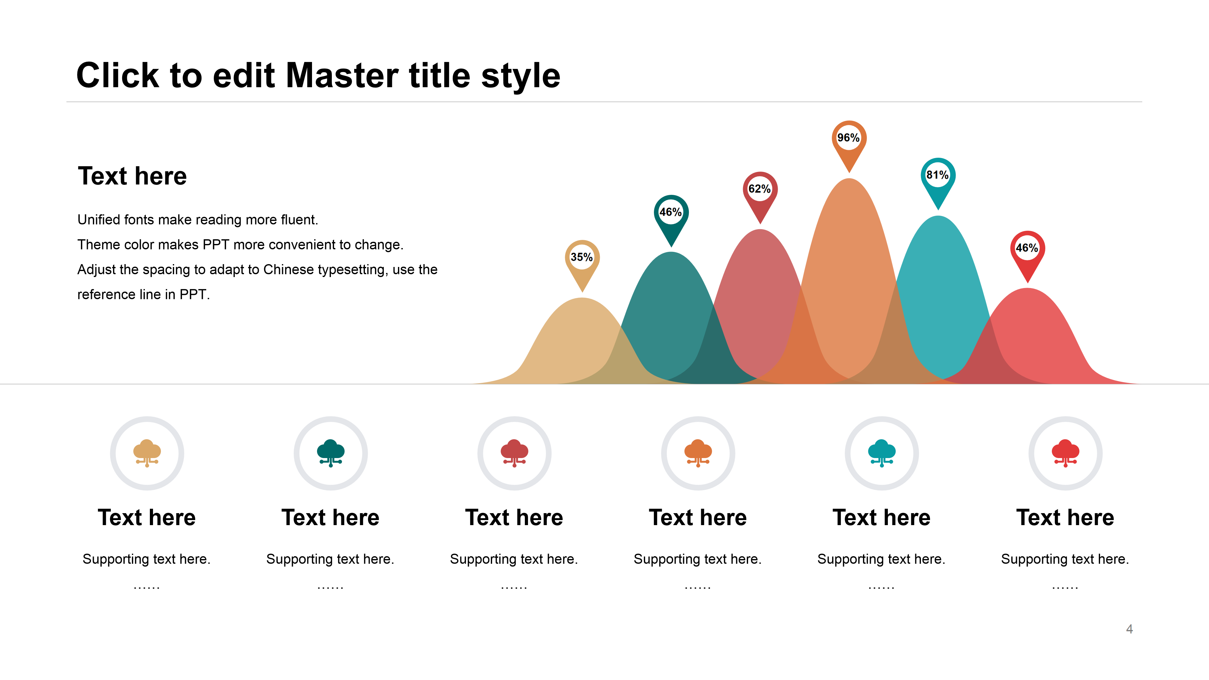 简约清新暖色项目策划ppt模板