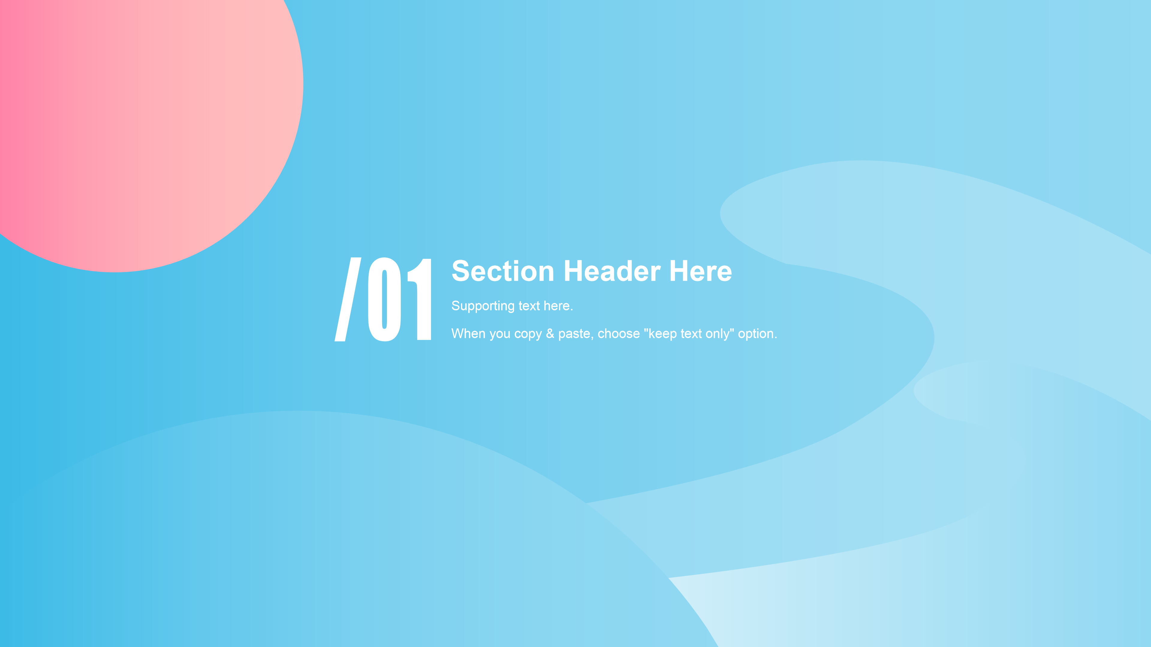 粉蓝油画背景总结报告ppt模板