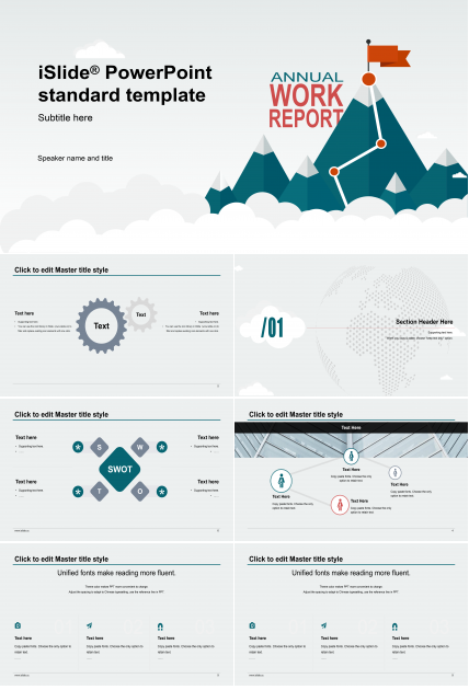 扁平化商务完整组织关系项目策划ppt模板