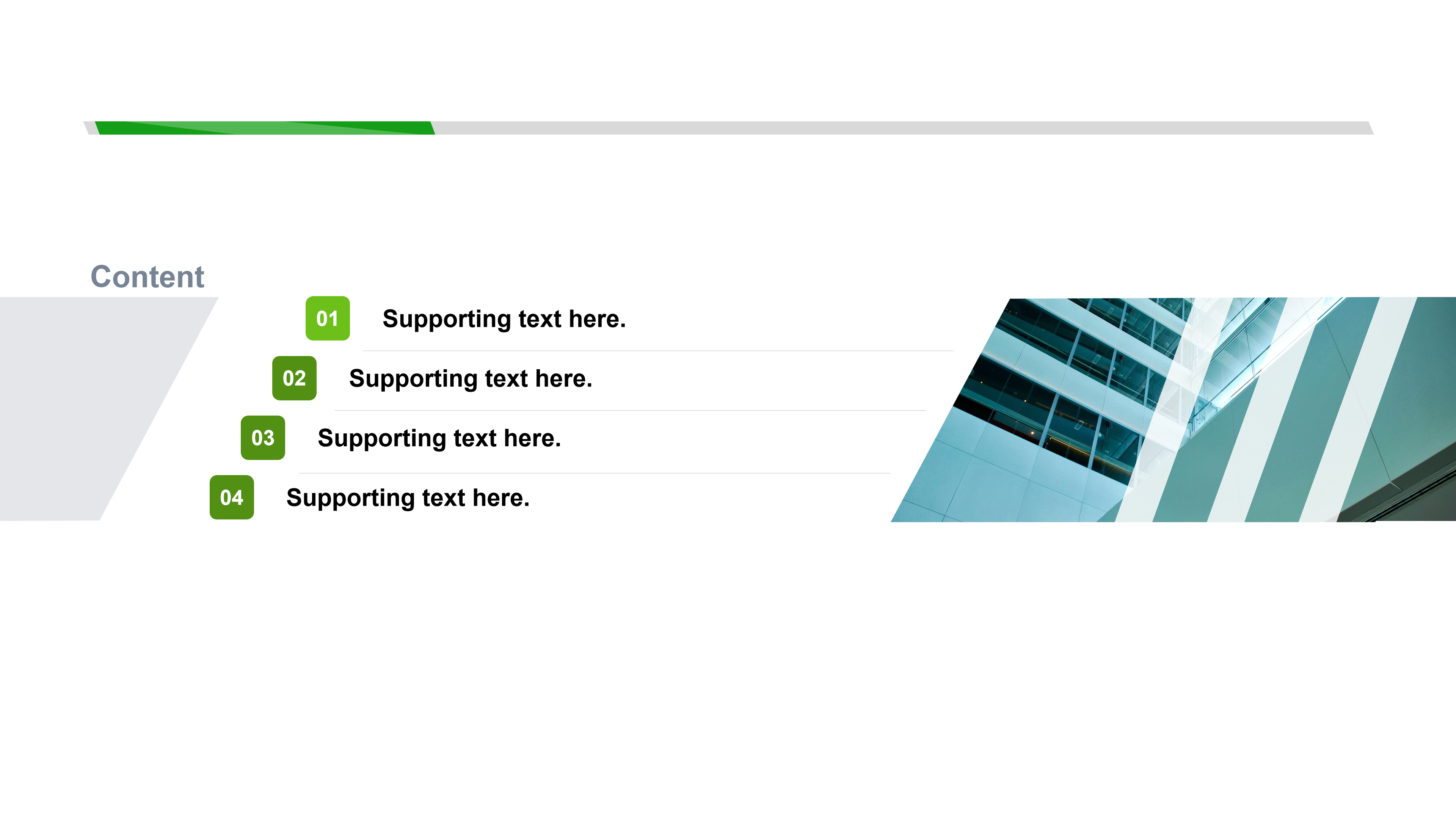 通用商务灰绿项目策划ppt模板