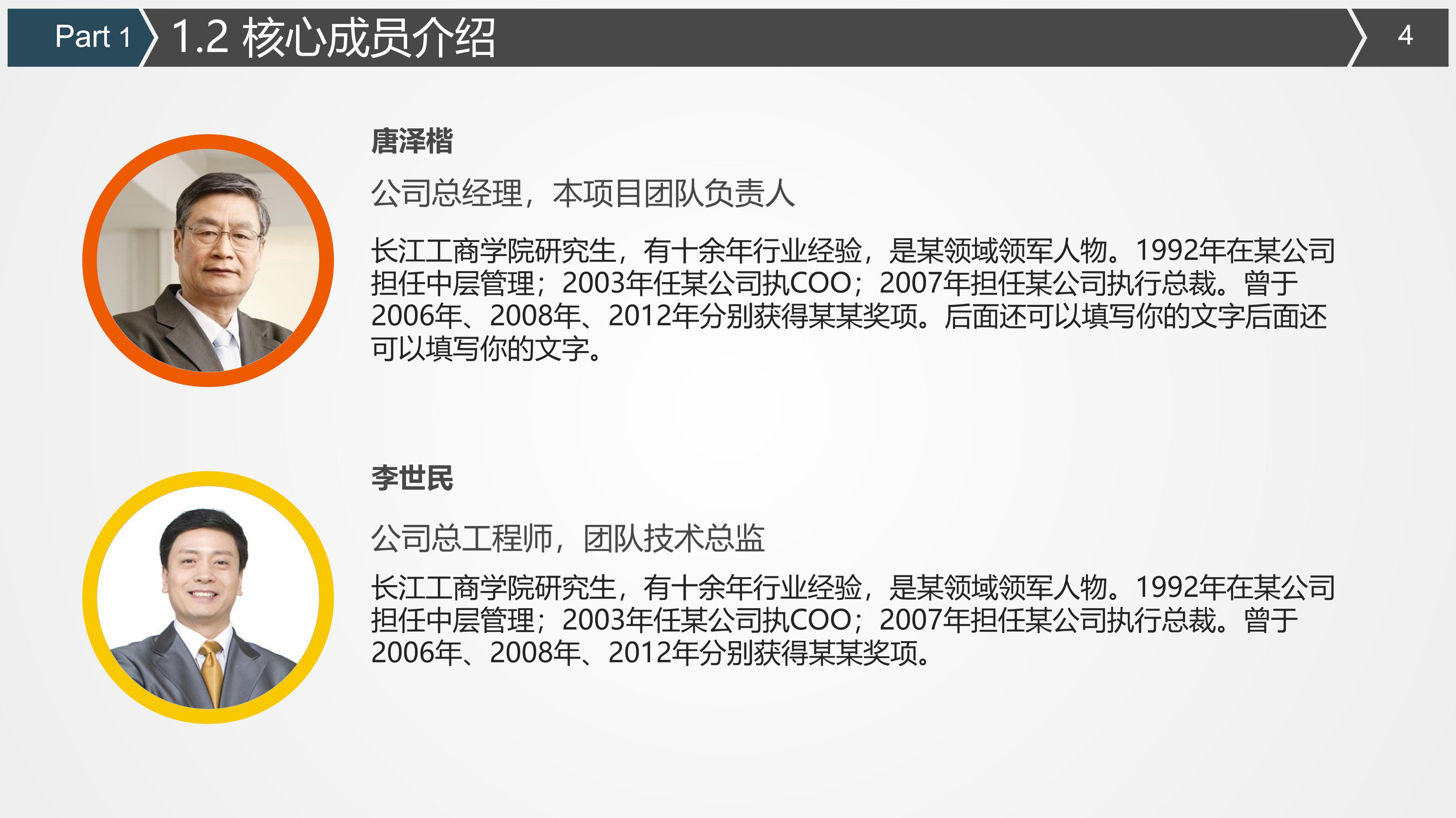 一日工作流程ppt模板