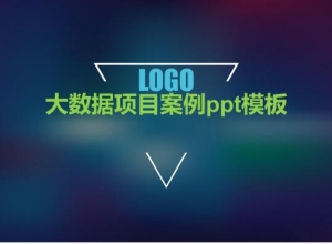 大数据项目案例ppt模板