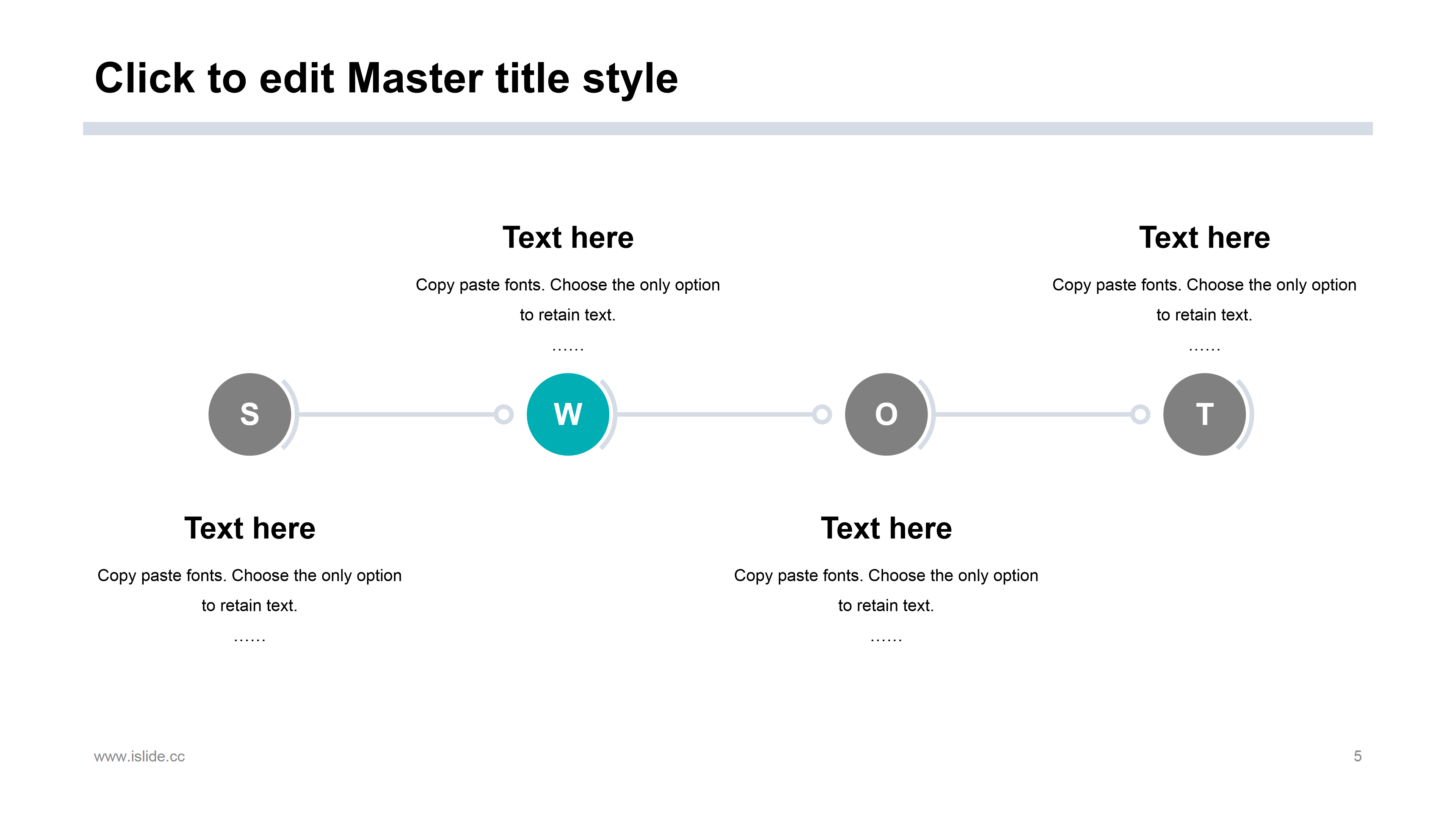 青绿扁平化商务图表ppt模板