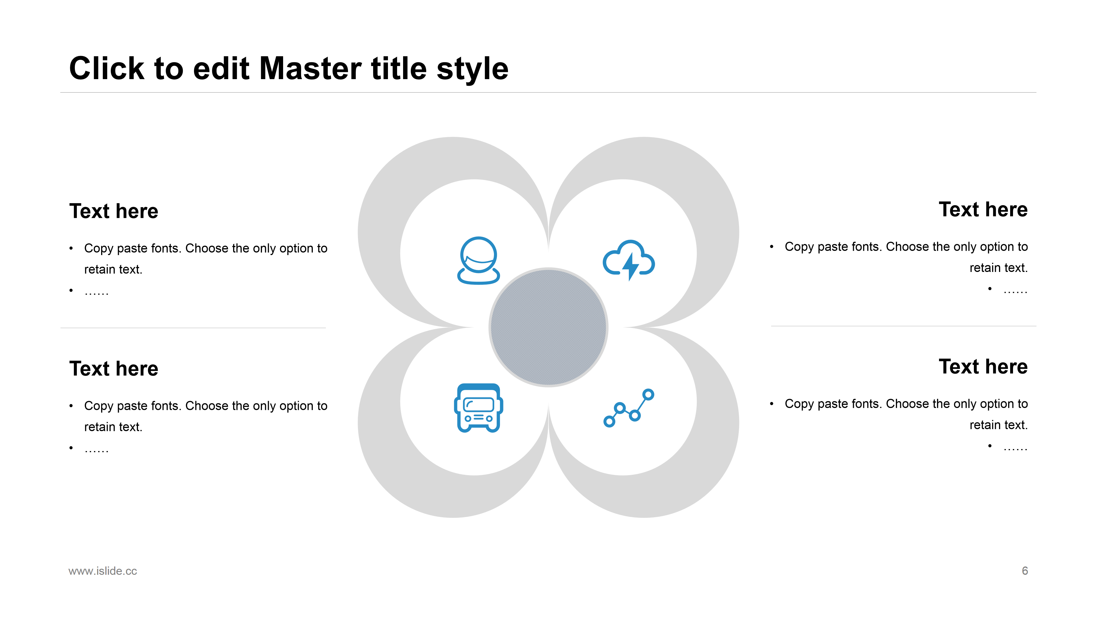 蓝色简约科技商务总结报告ppt模板