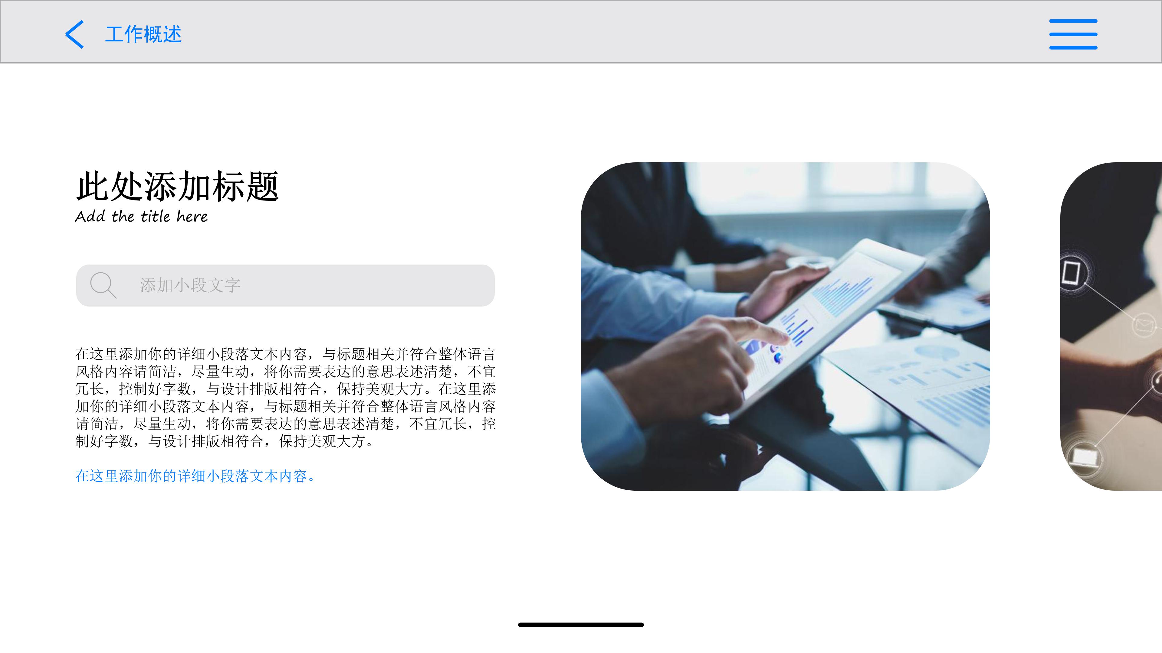 大数据项目计划书ppt模板