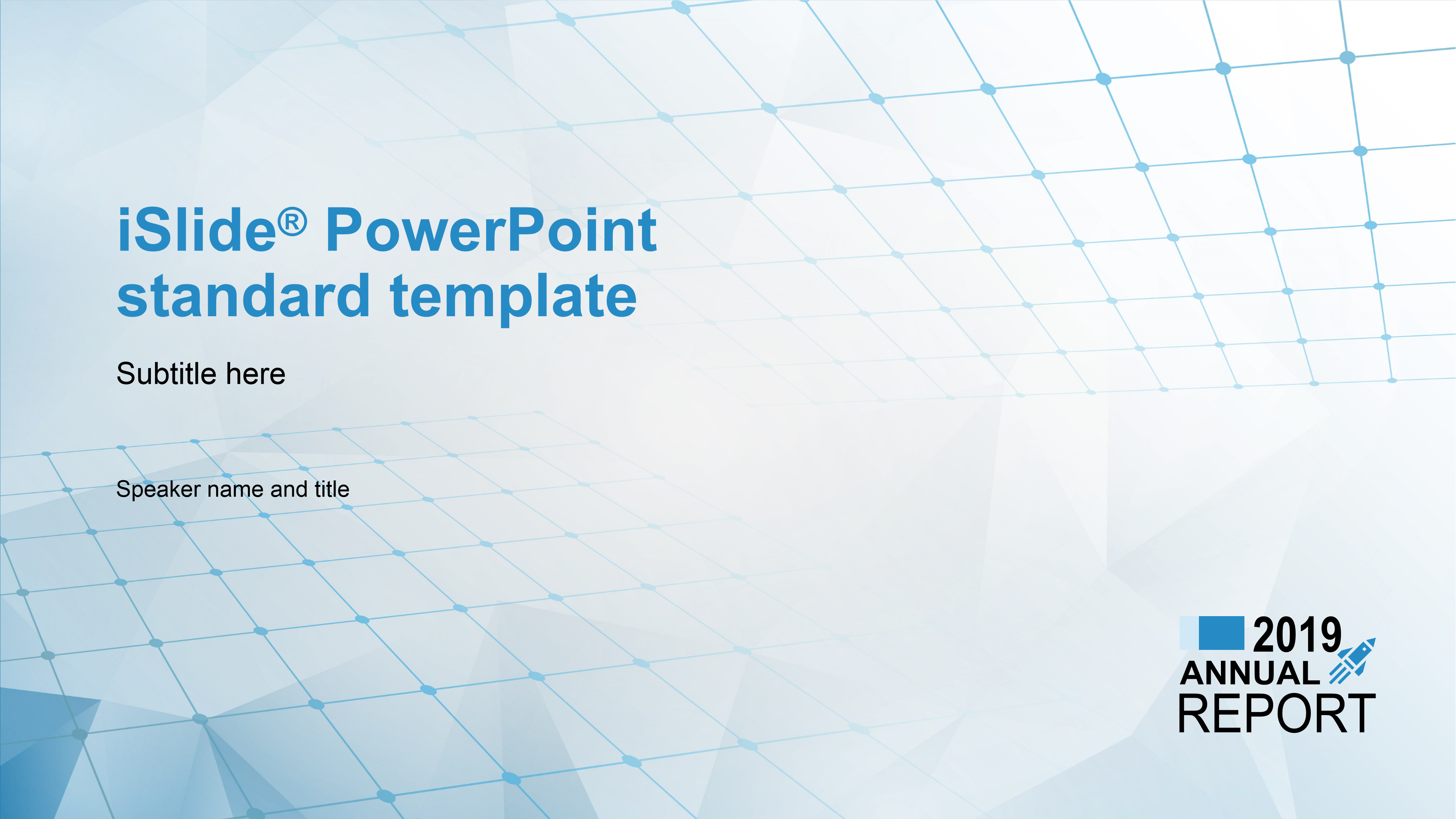 蓝色简约科技商务总结报告ppt模板