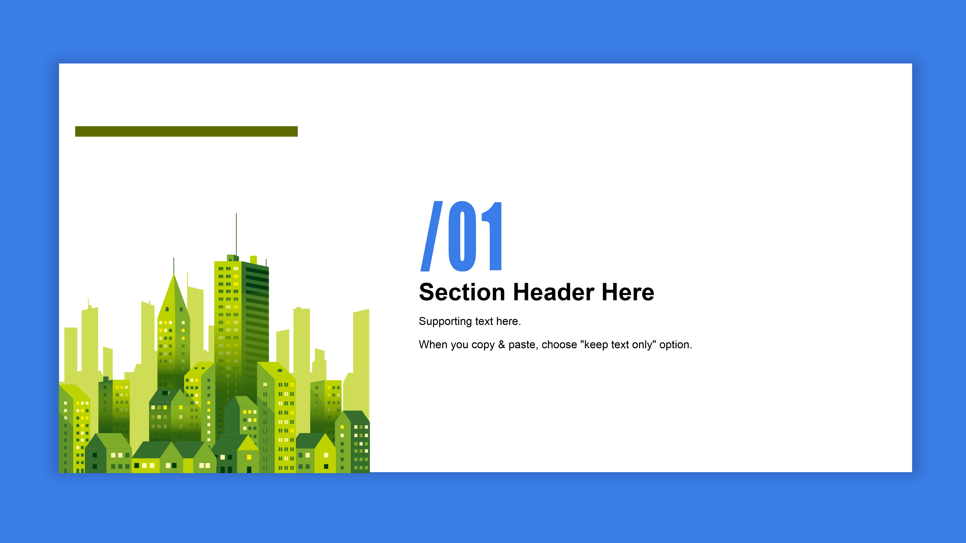 绿色简约科技感工作汇报ppt模板