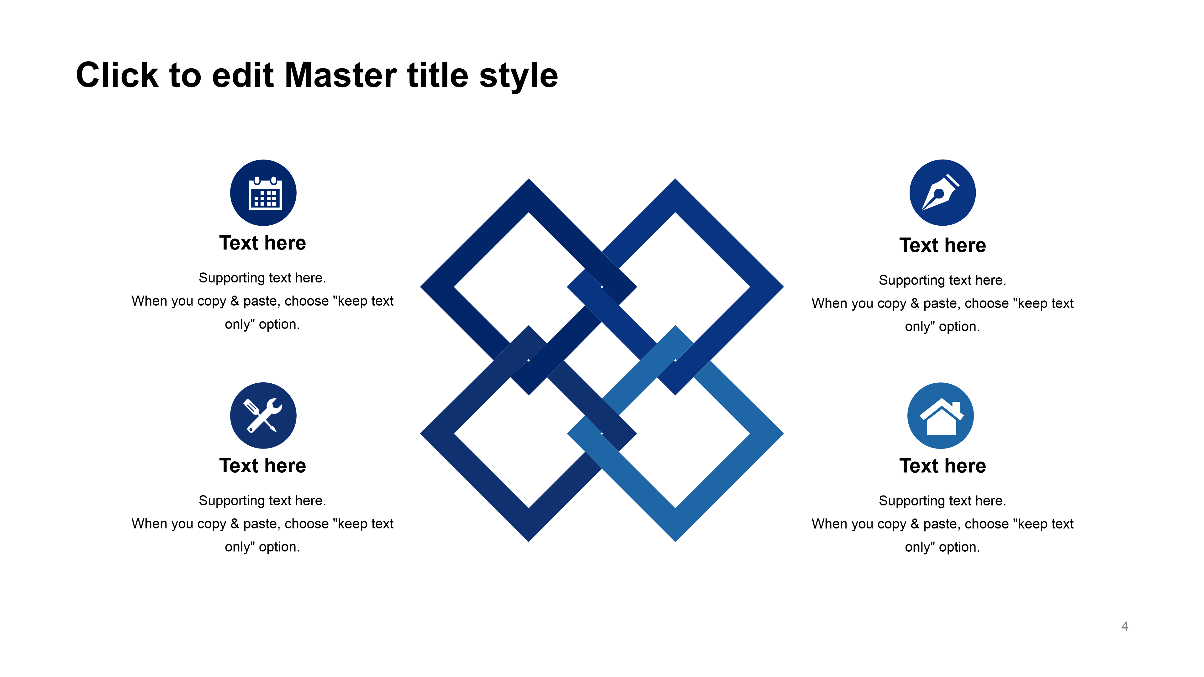 简约大气蓝色年度总结通用ppt模板