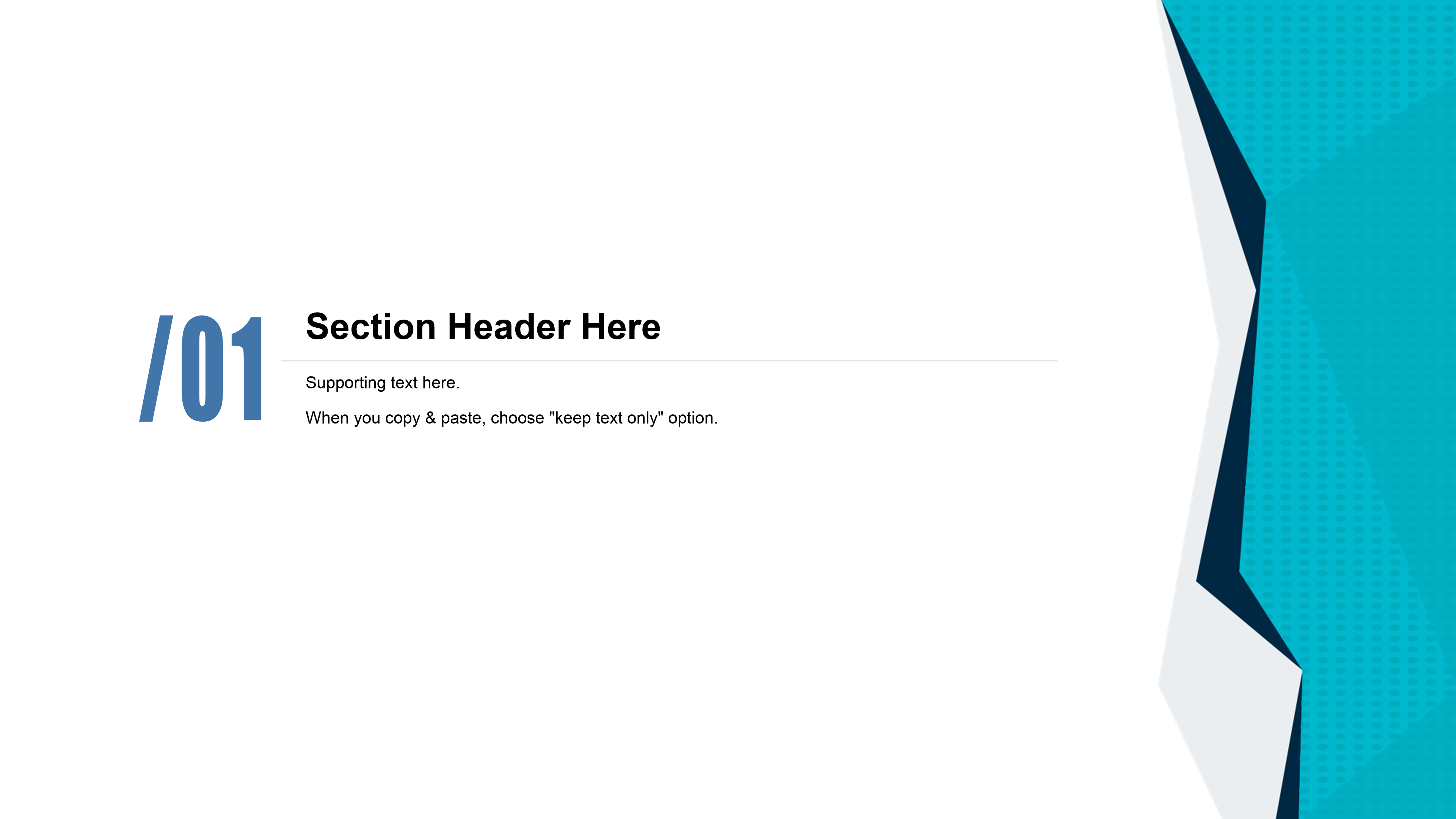 蓝色三角简约商务通用ppt模板