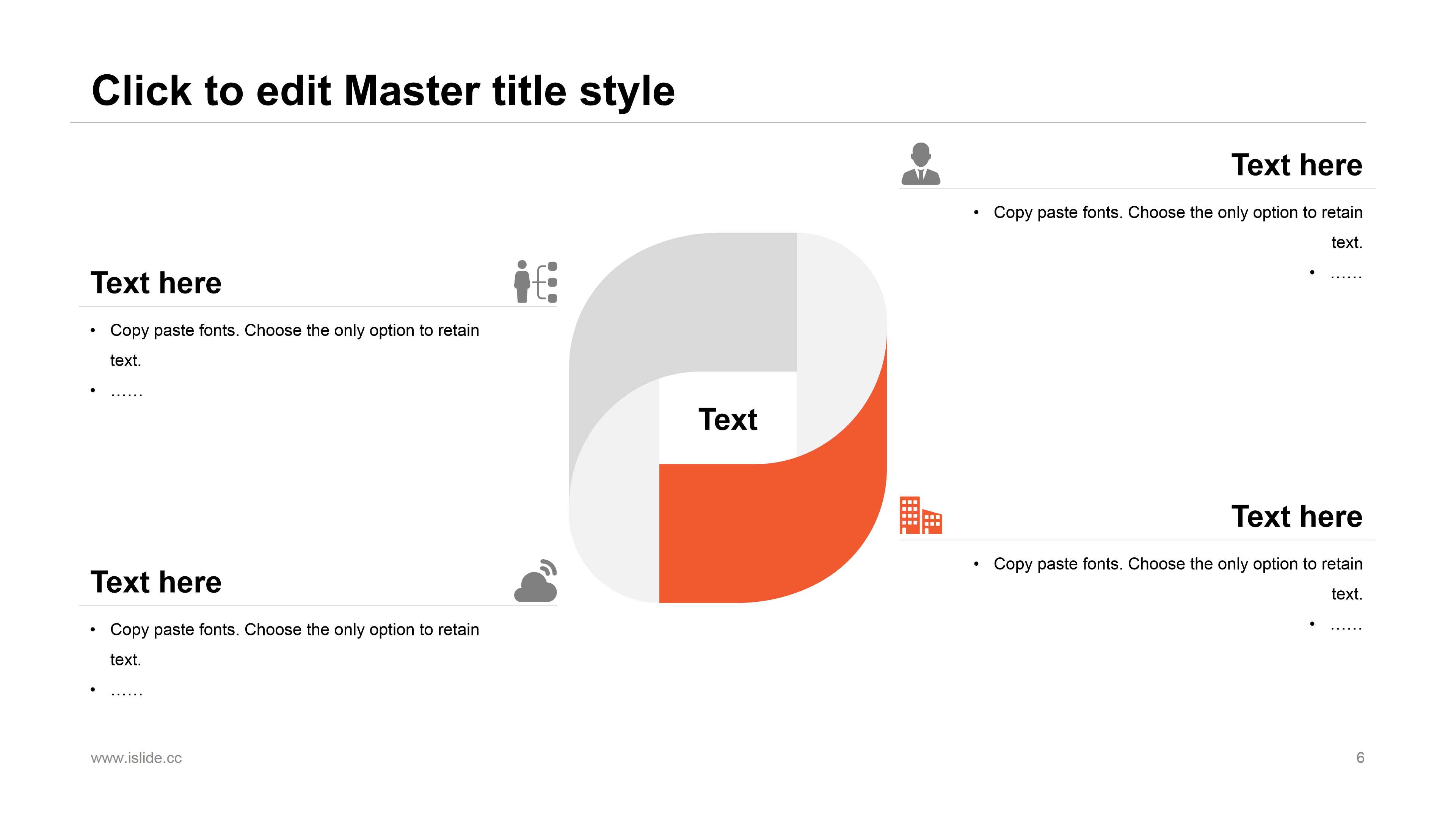 方格拼接简约商务大气通用工作模板
