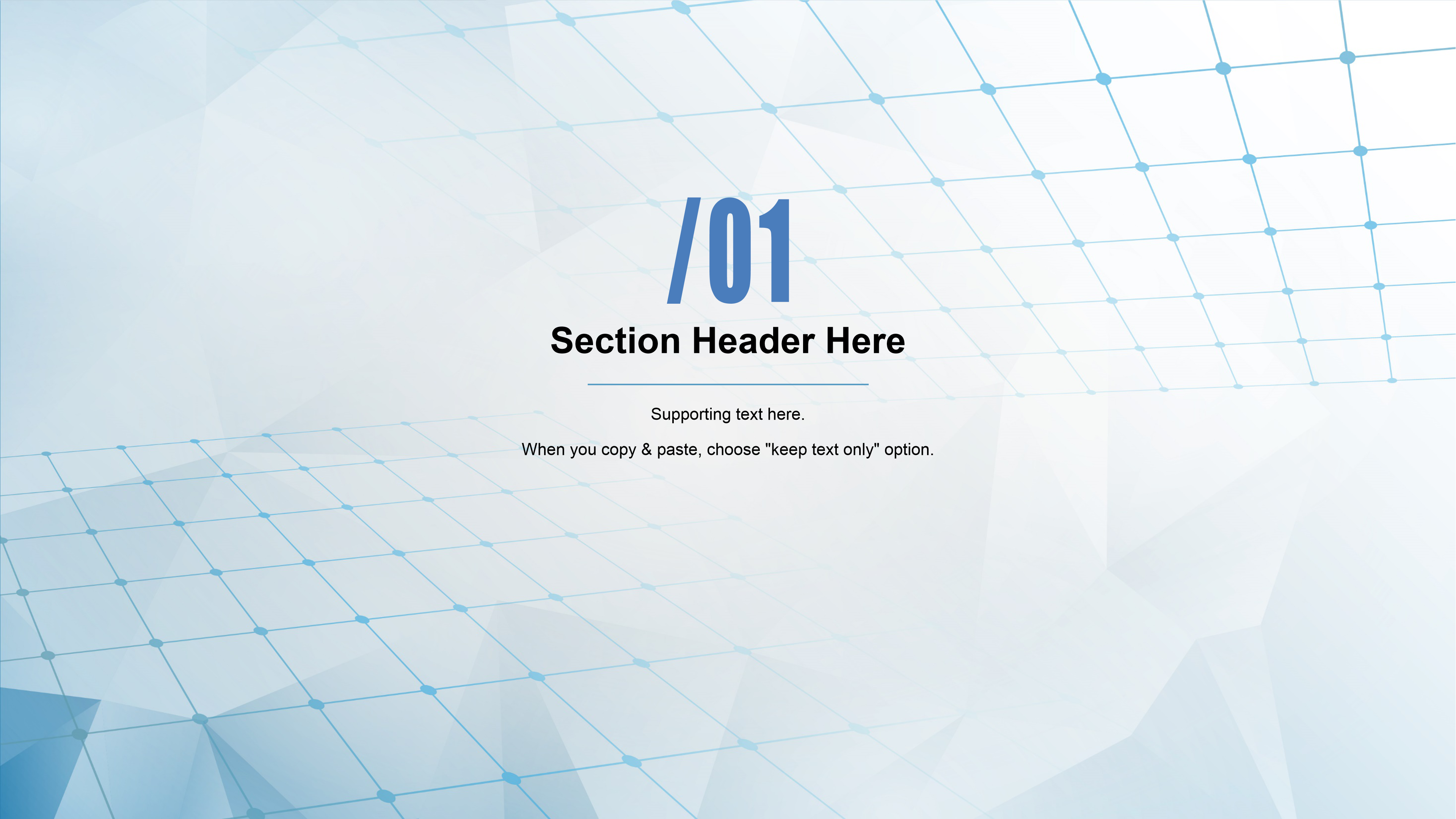 蓝色简约科技商务总结报告ppt模板