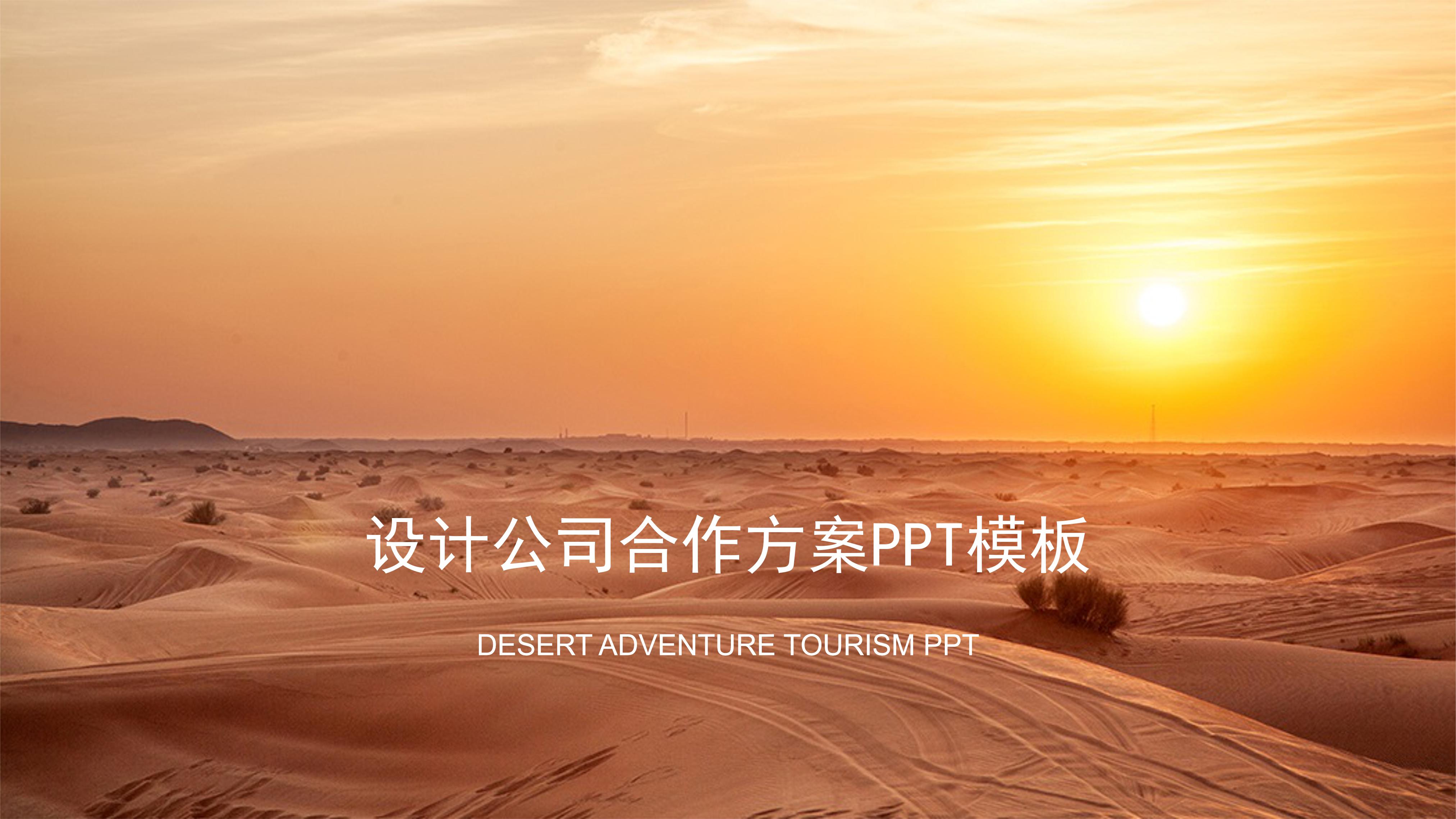 设计公司合作方案ppt模板