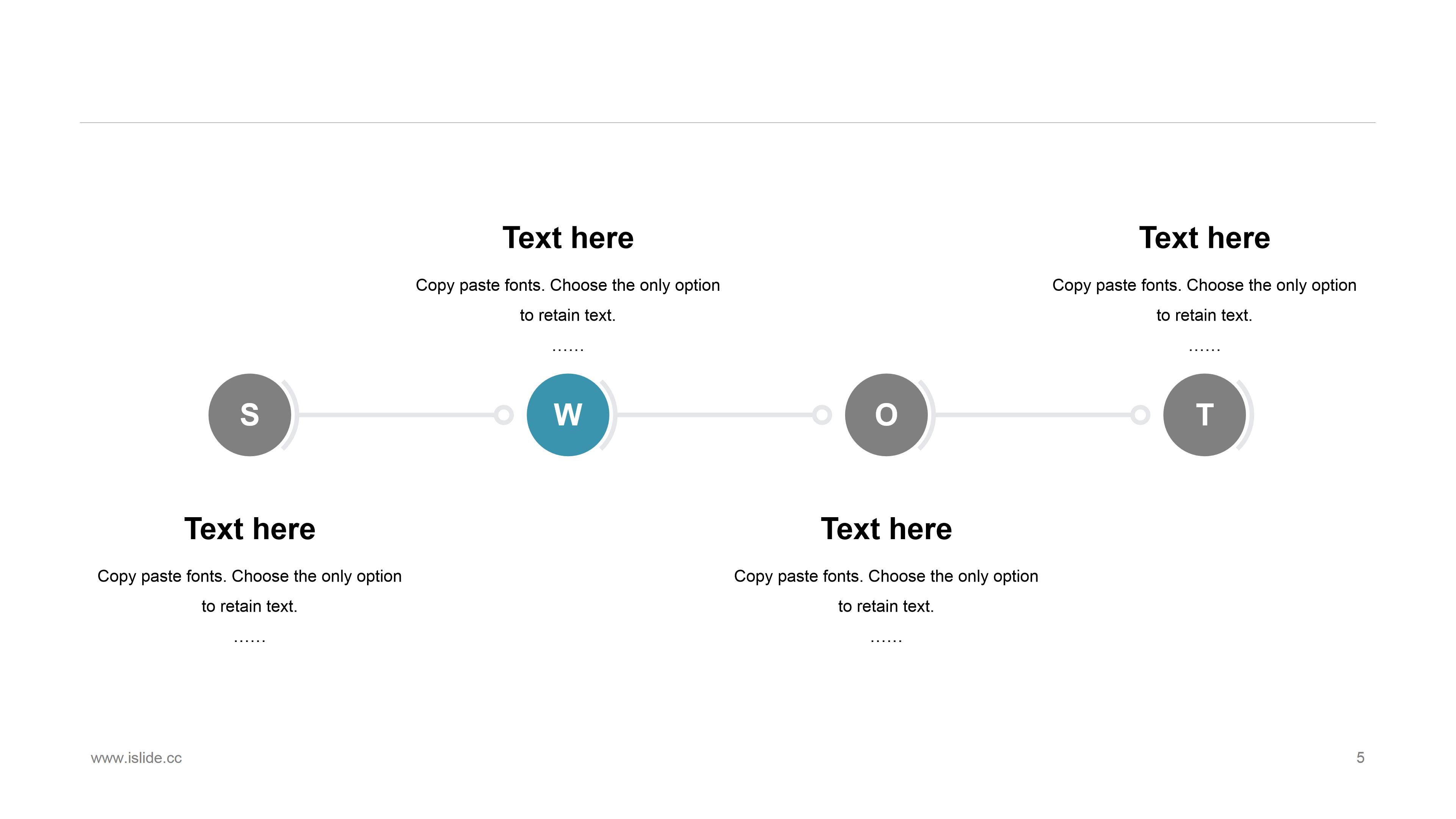 简约优雅蓝色白底商务图表ppt模板