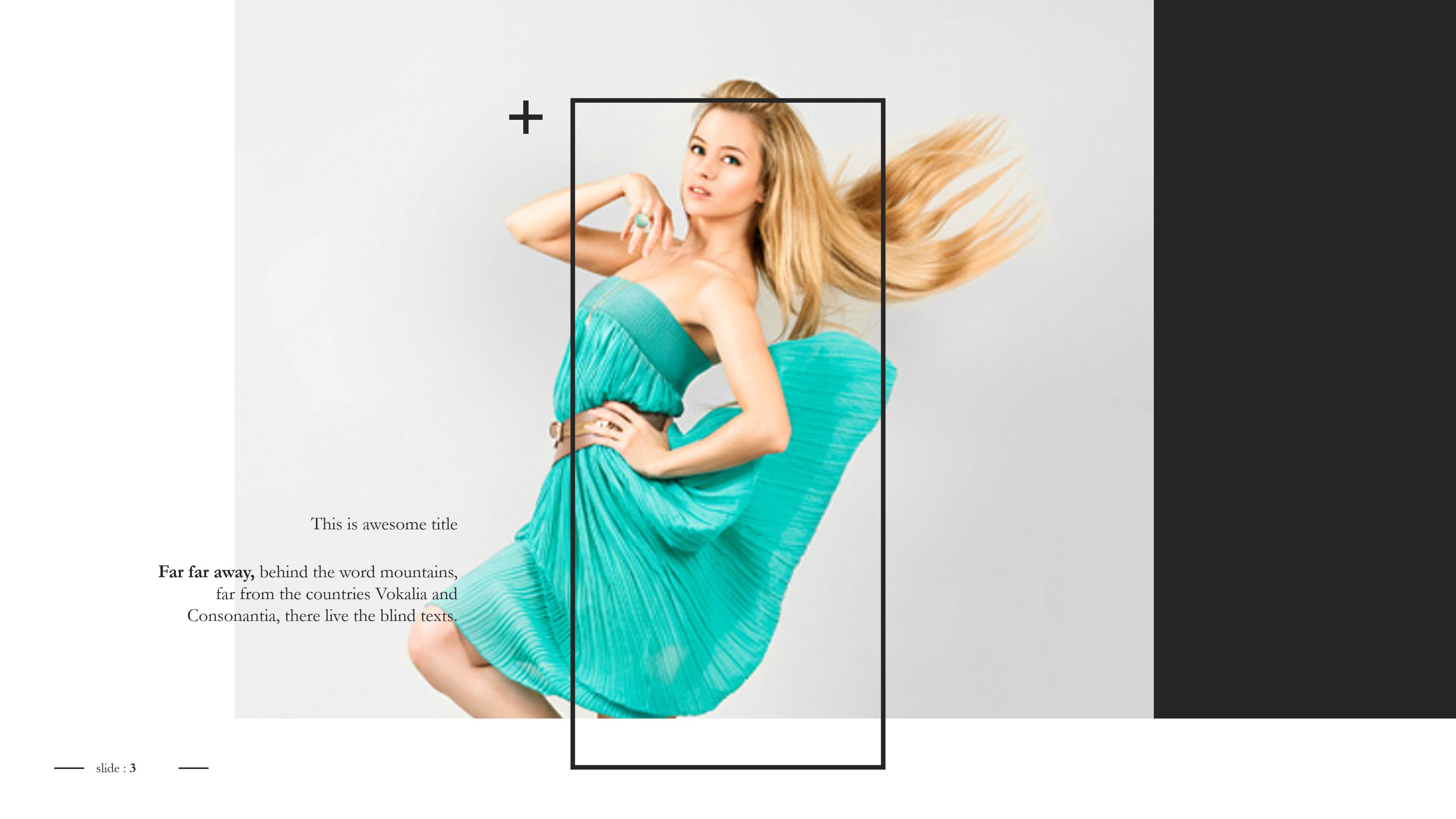 高端大气极简黑白杂志风品牌宣传PPT模板