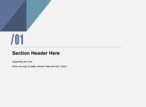 灰蓝简约大气商务折角ppt模板