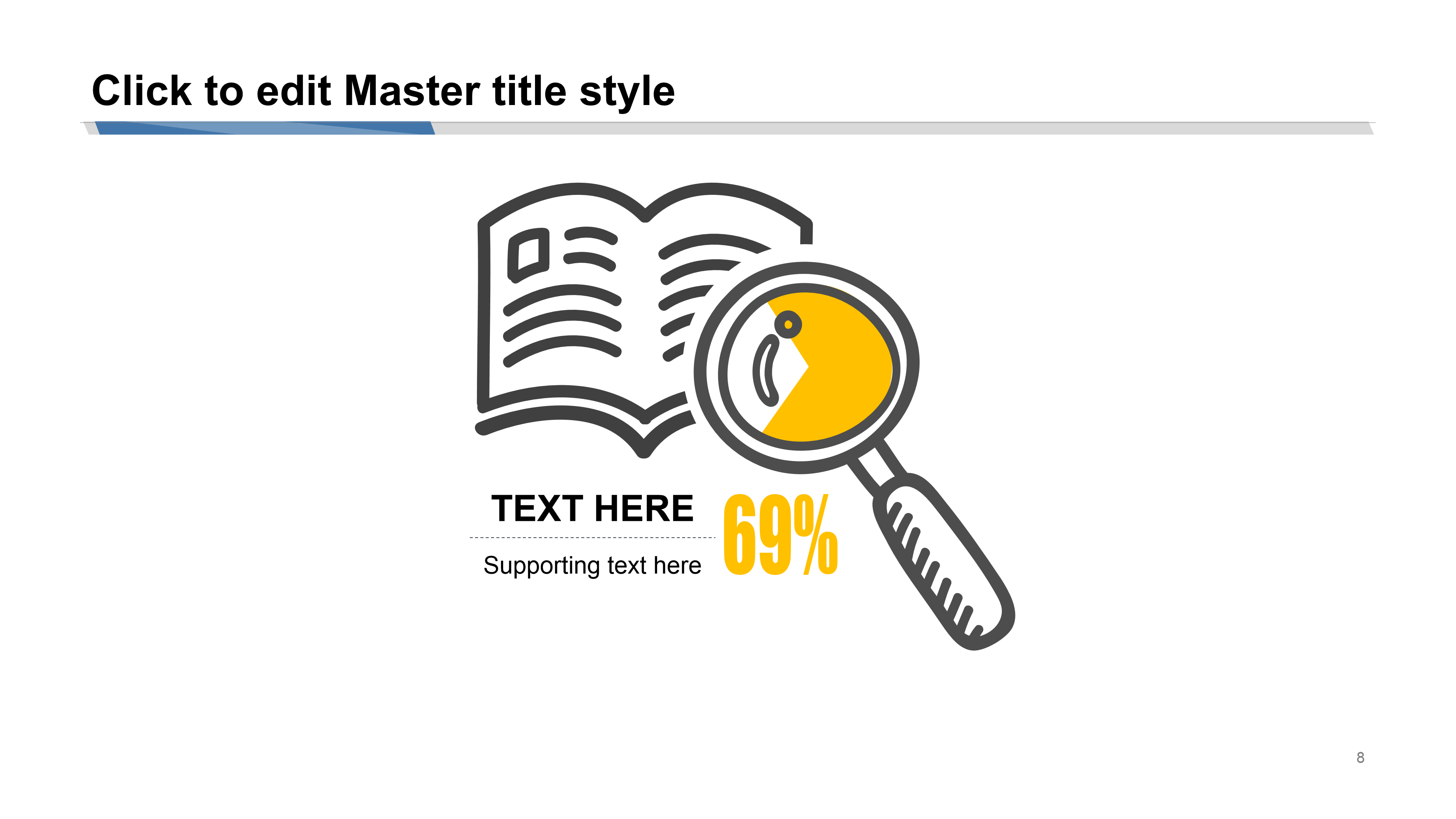 浅灰活泼卡通扁平化商务工作报告ppt模板