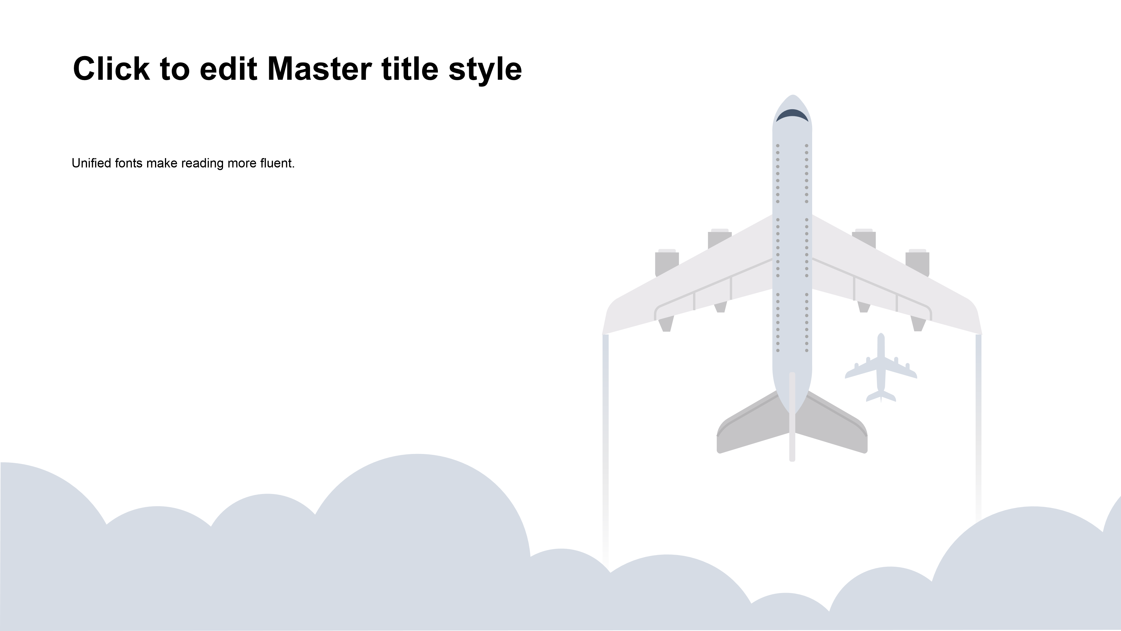 扁平化大气稳重商务总结报告ppt模板