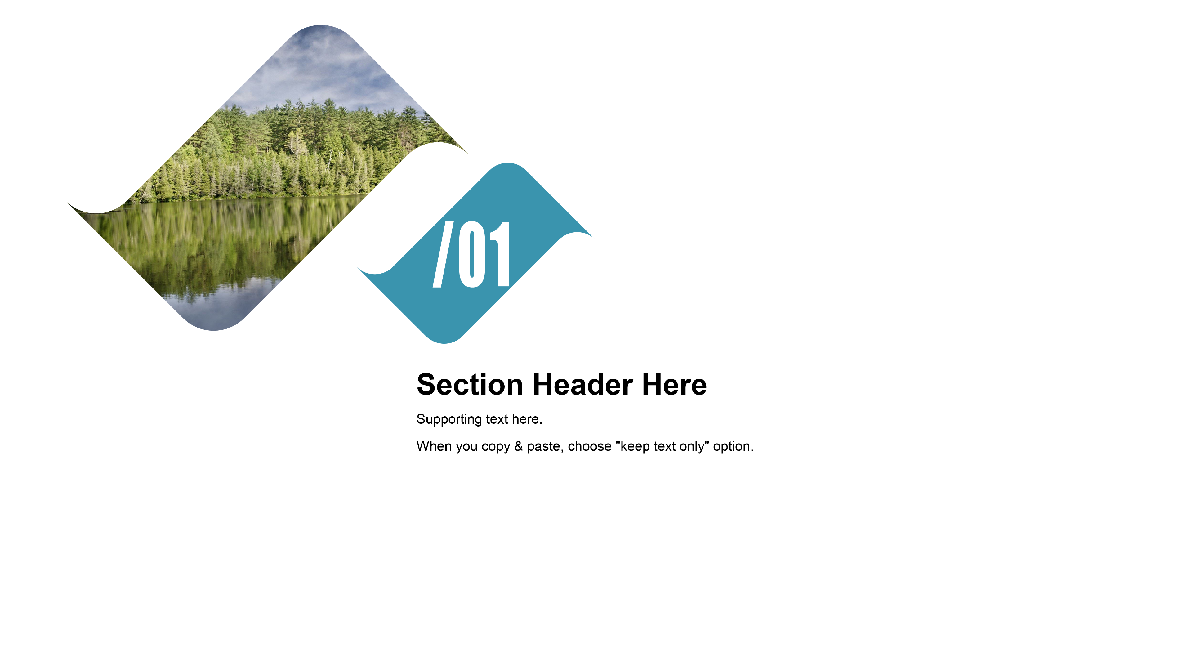 简约优雅蓝色白底商务图表ppt模板
