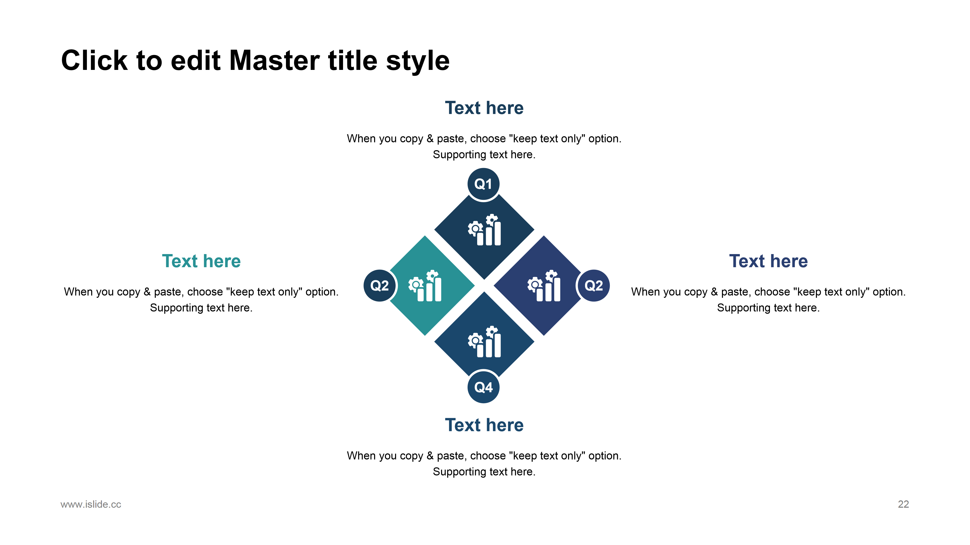 蓝色扁平化商业工作报告主题ppt模板