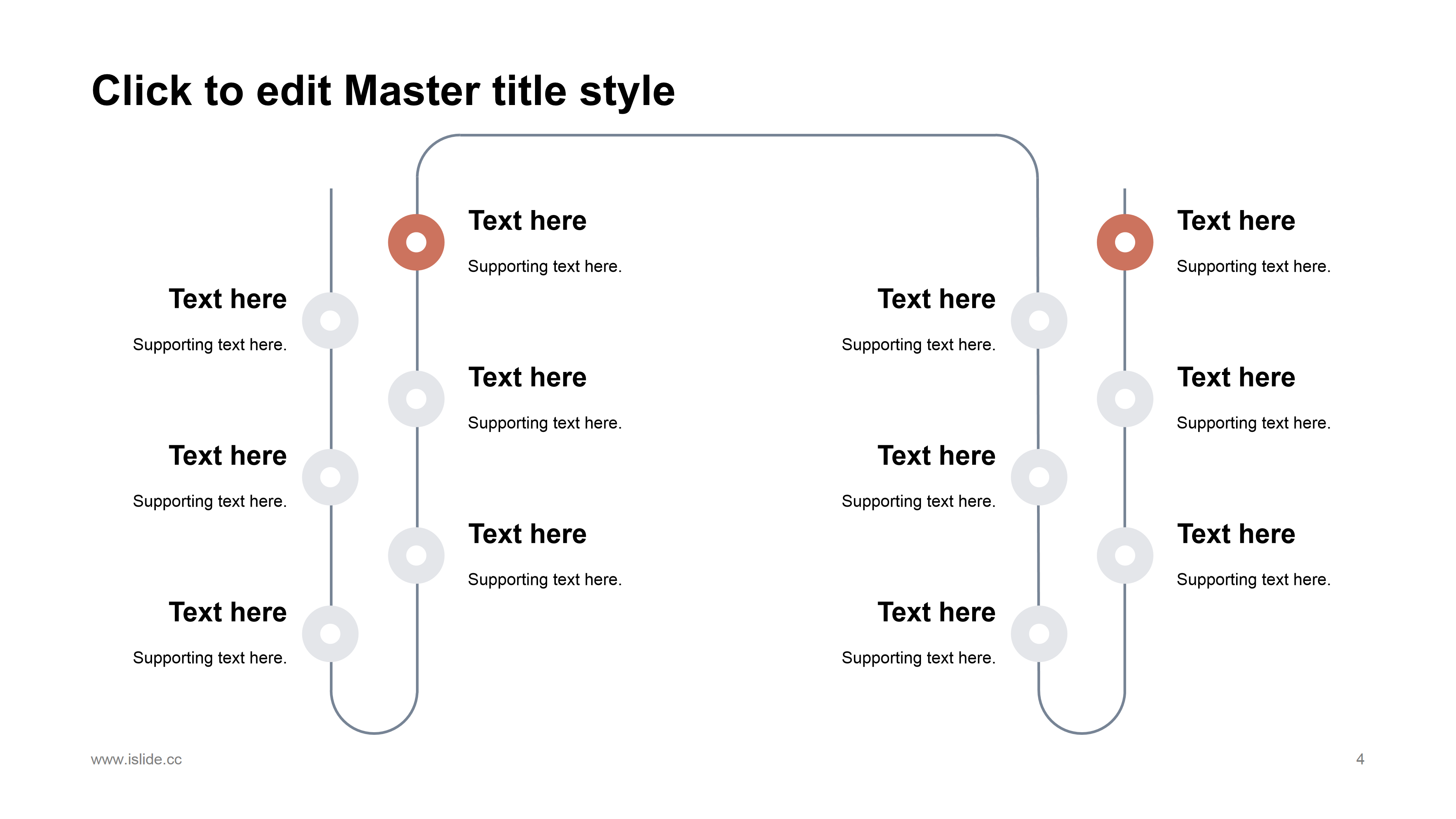 黄色卡通扁平风工作报告主题ppt模板