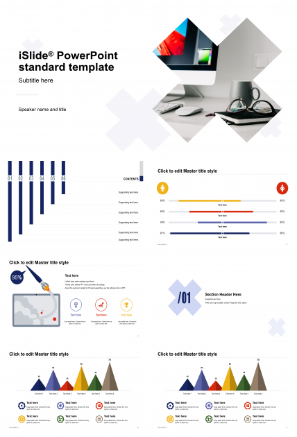 简约白底商务工作报告通用ppt模板
