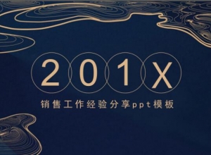 销售工作经验分享ppt模板
